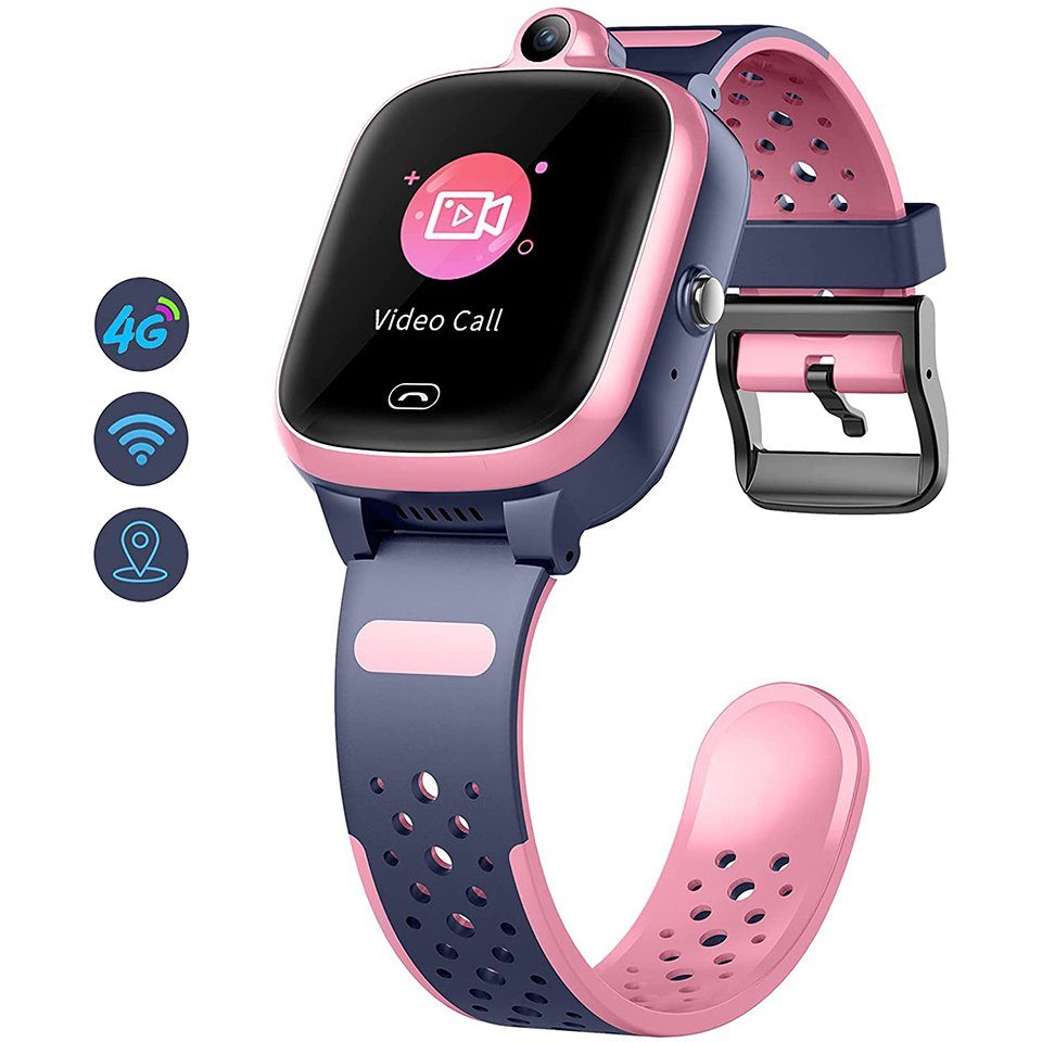 BEARSU Automatikuhr »Kinder Smartwatch mit GPS 4g WiFi LBS Tracker  Echtzeitposition HD Touchscreen SOS Videoanruf Sprachchat Wasserdicht  Kompatibel Android und IOS für Jungen Mädchen« online kaufen | OTTO