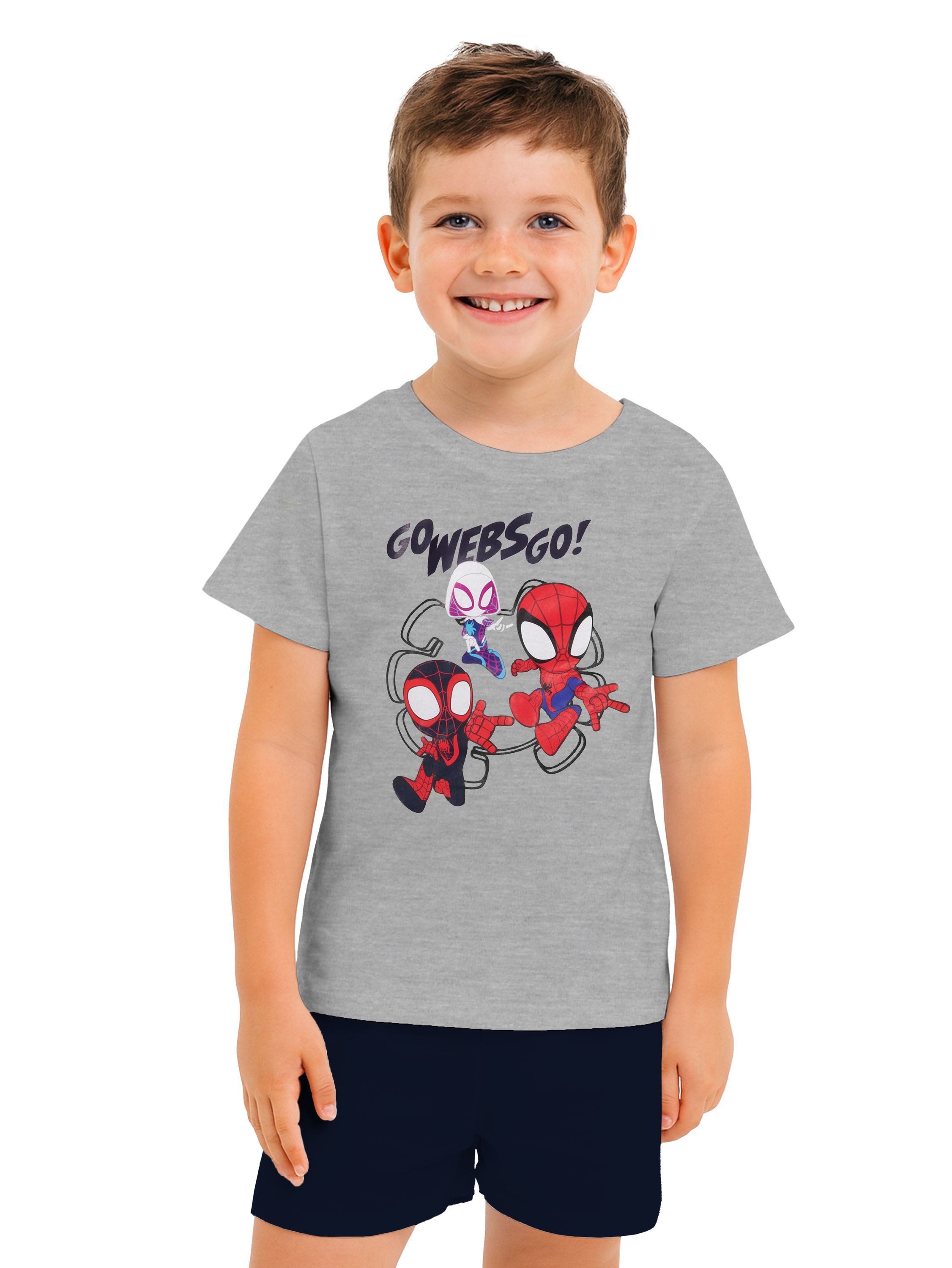 Schlafanzug Marvel - Spiderman - Go Webs Go! - Set