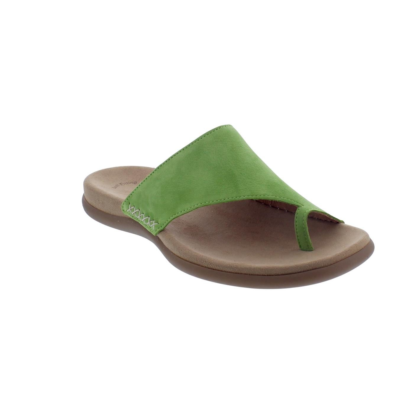 Gabor Gabor Pantolette 63.700.19, Samtchevreau (Veloursleder), Granny Green günstig online kaufen