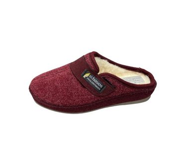 SCHAWOS Schawos Damen Filz Pantoffel 6246 bordo Hausschuh