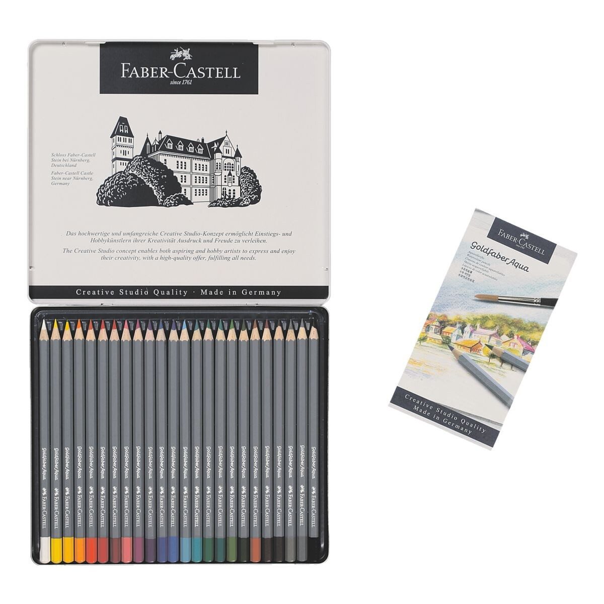 Faber-Castell Aquarellstifte Goldfaber Aqua, (24-tlg)