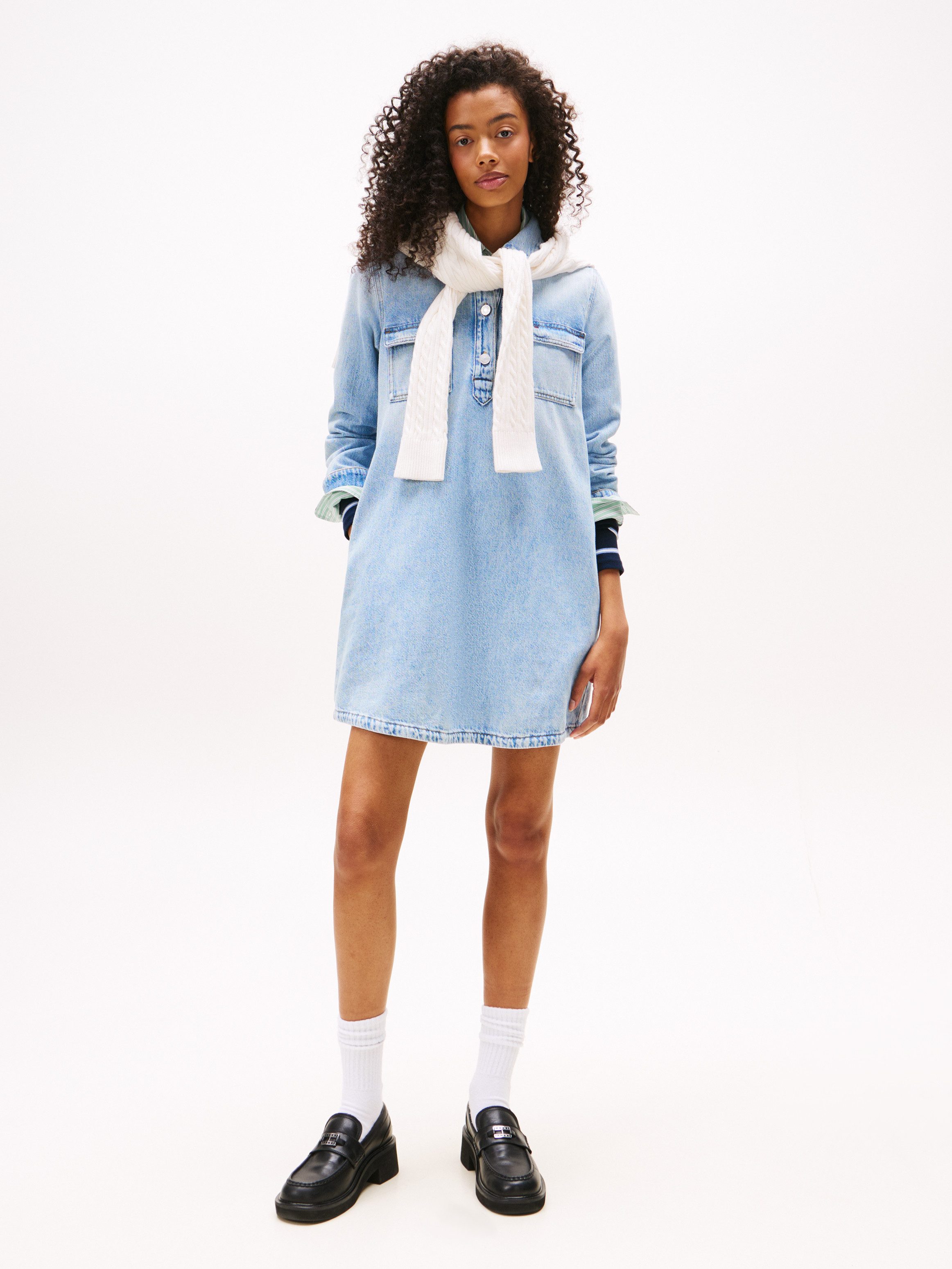 Tommy Jeans Jeanskleid A-LINE DENIM DRESS DI2015