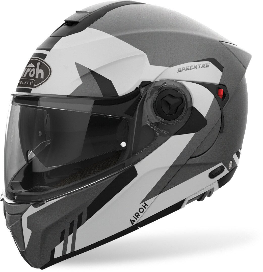 Airoh Motorradhelm Specktre Clever Klapphelm, integriertes Sonnenvisier,vorbereitet für Kommunikationssystem