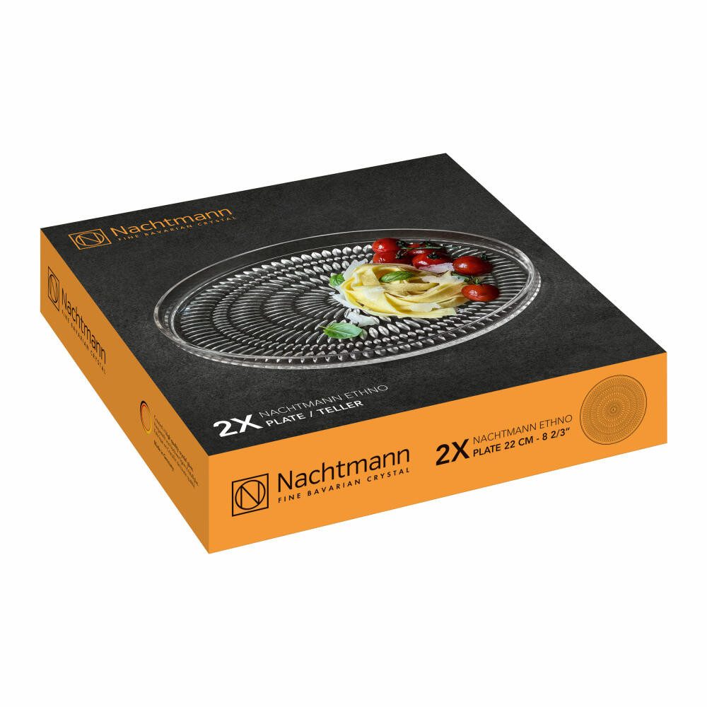 Nachtmann Teller Ethno 2er Set Ø 22 cm