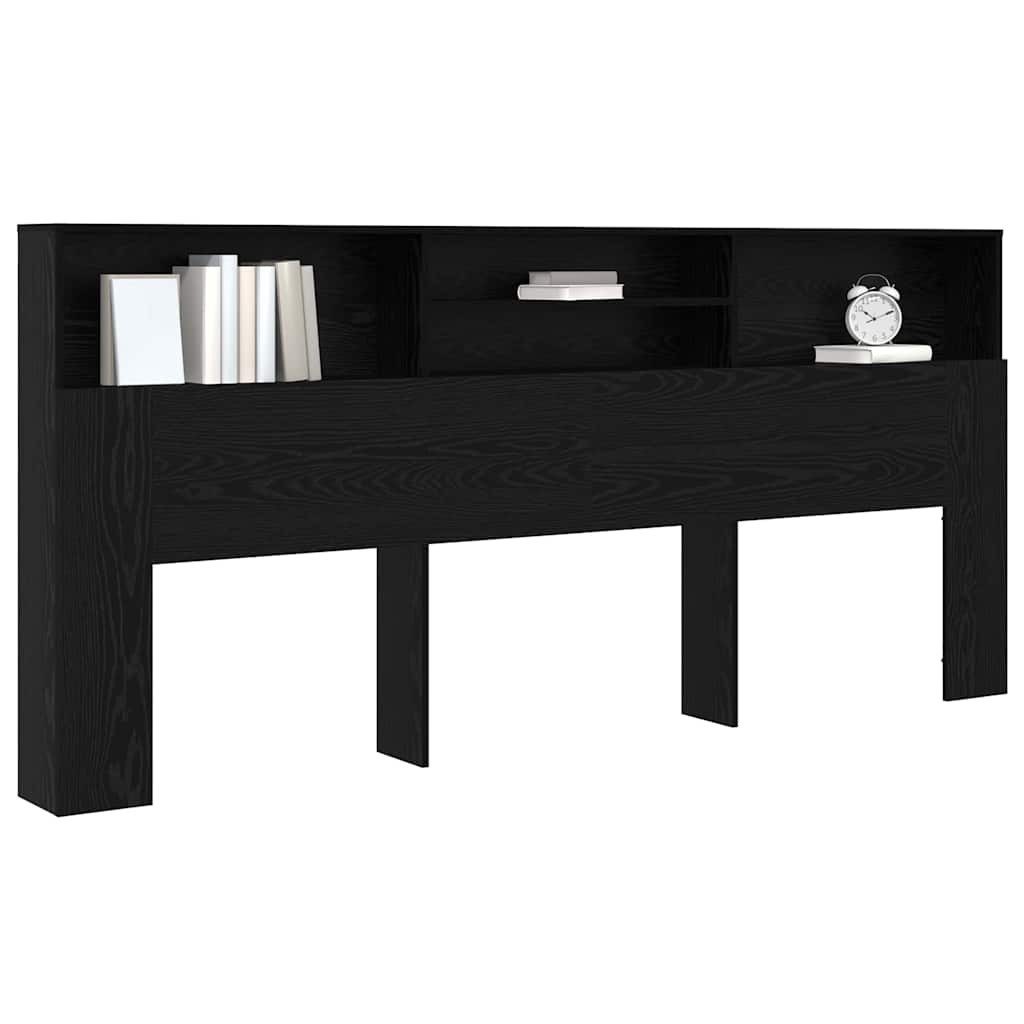 vidaXL Kopfteil Kopfteil Schrank Schwarz Eichen-Optik günstig online kaufen