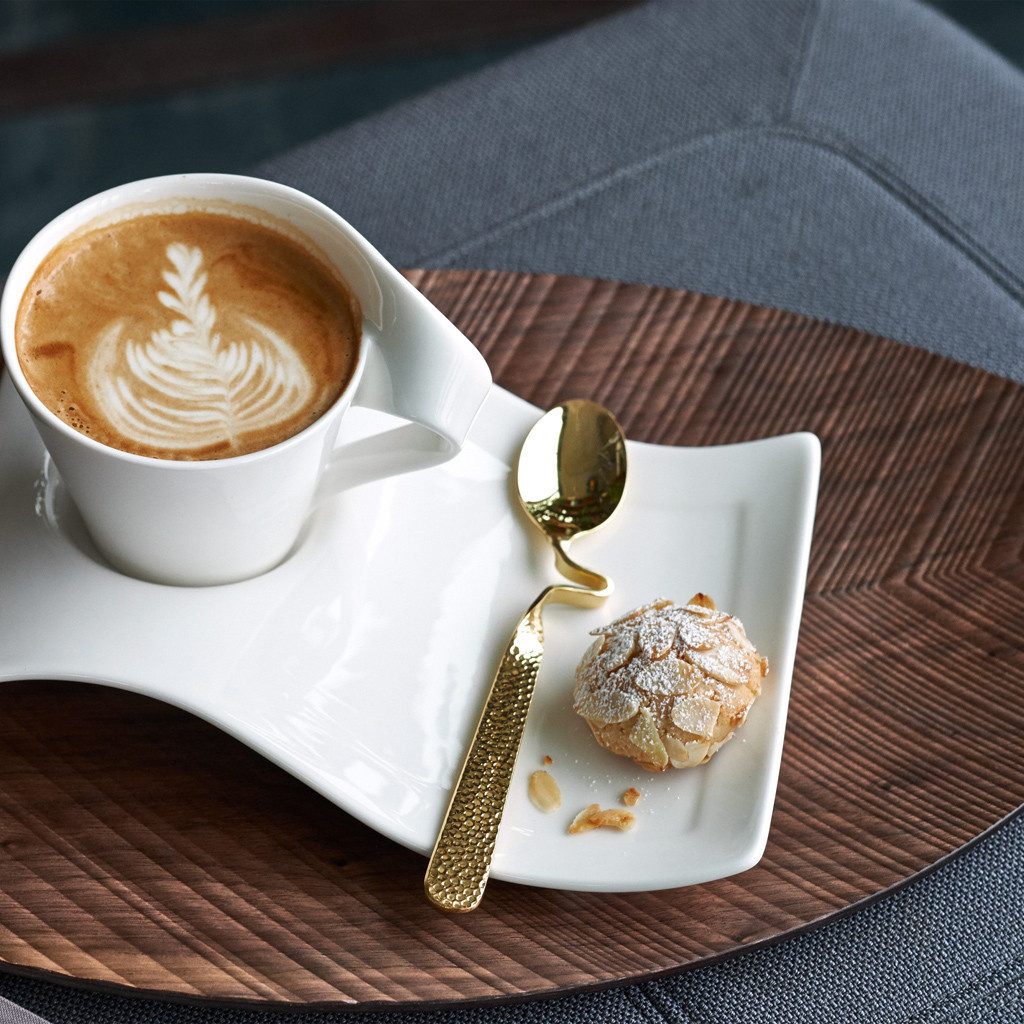 Villeroy & Boch Teelöffel NewWave Kaffeeloeffel (1 Stück), Edelstahl, 1 Stck, spülmaschinenfest