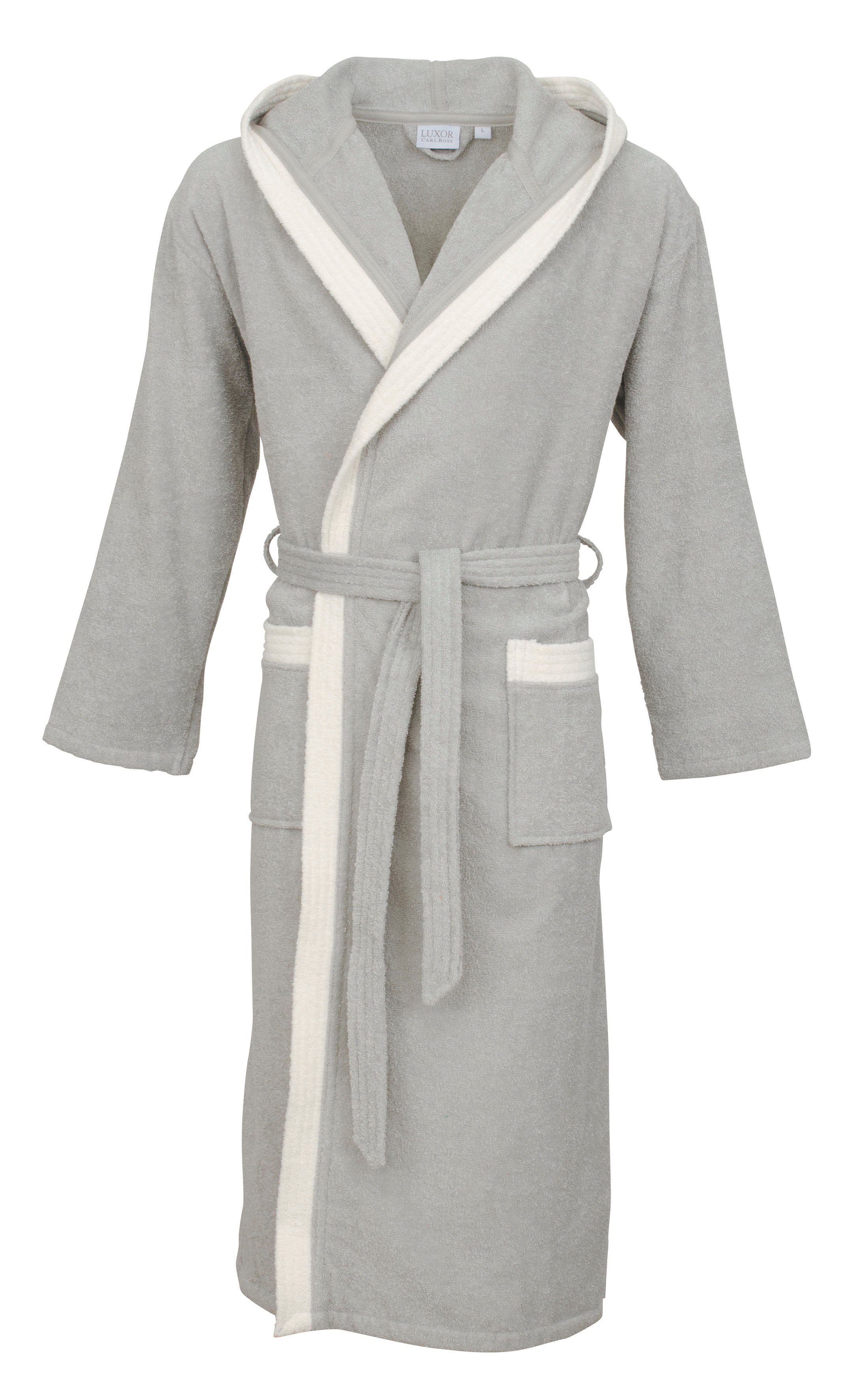 Carl Ross Unisex-Bademantel 40300, Midilänge, Walkfrottier, günstig online kaufen
