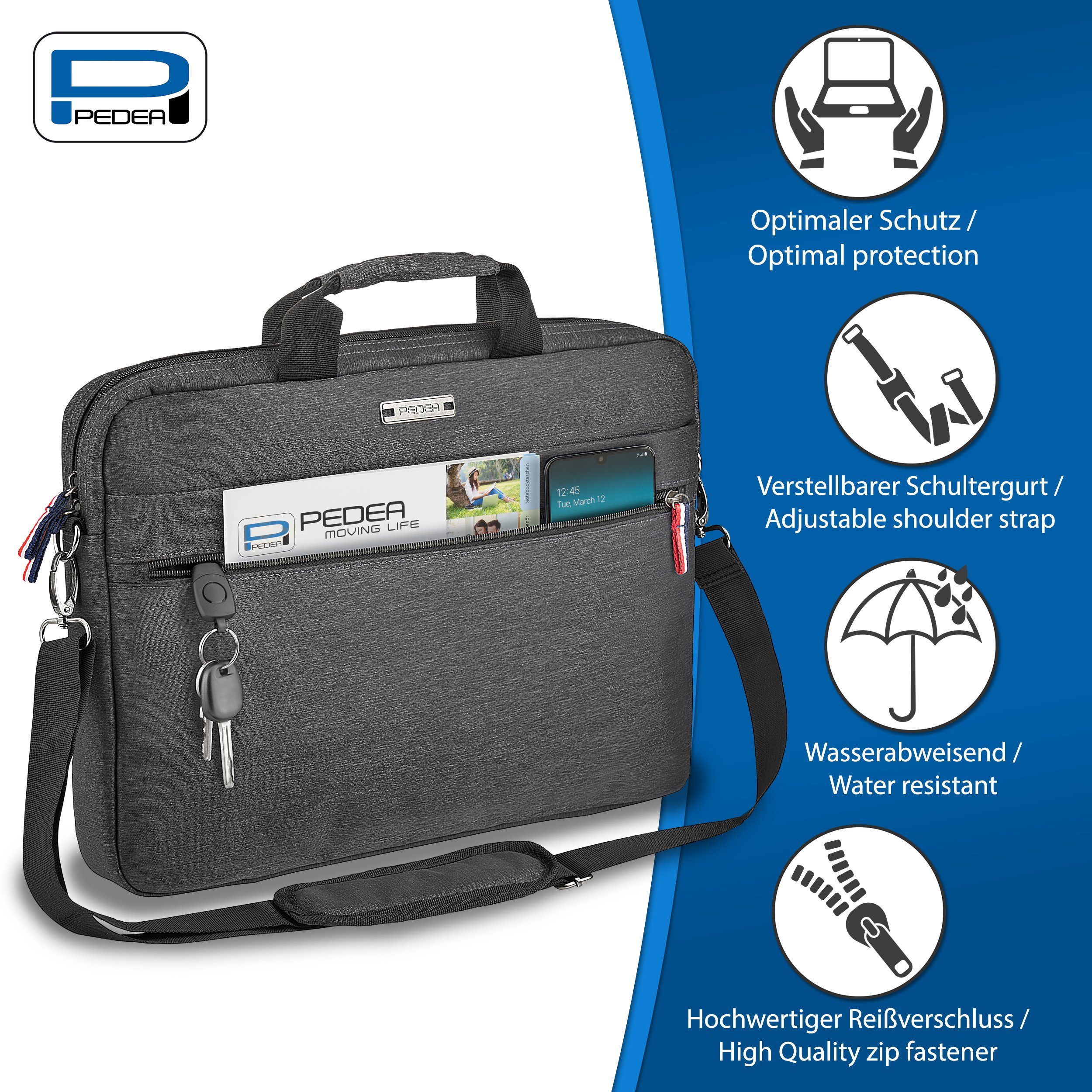PEDEA Laptoptasche URBAN (für 15,6 Zoll günstig online kaufen
