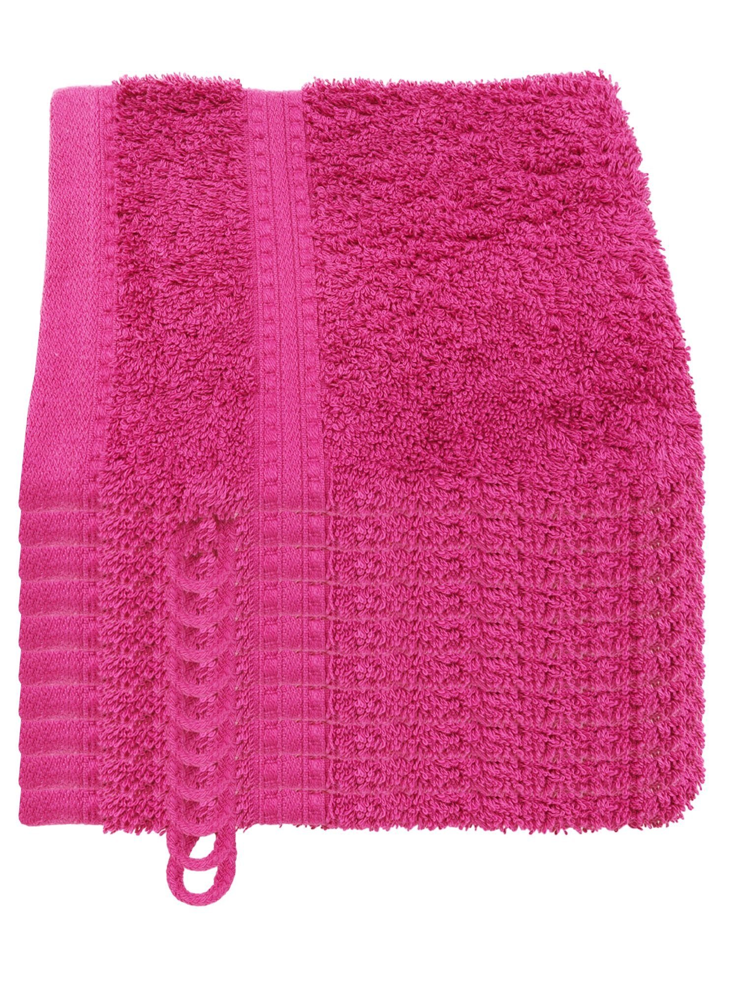 Julie Julsen Handtücher 10-Handtücher-Fuchsia, Bio-Baumwolle (10-St) günstig online kaufen