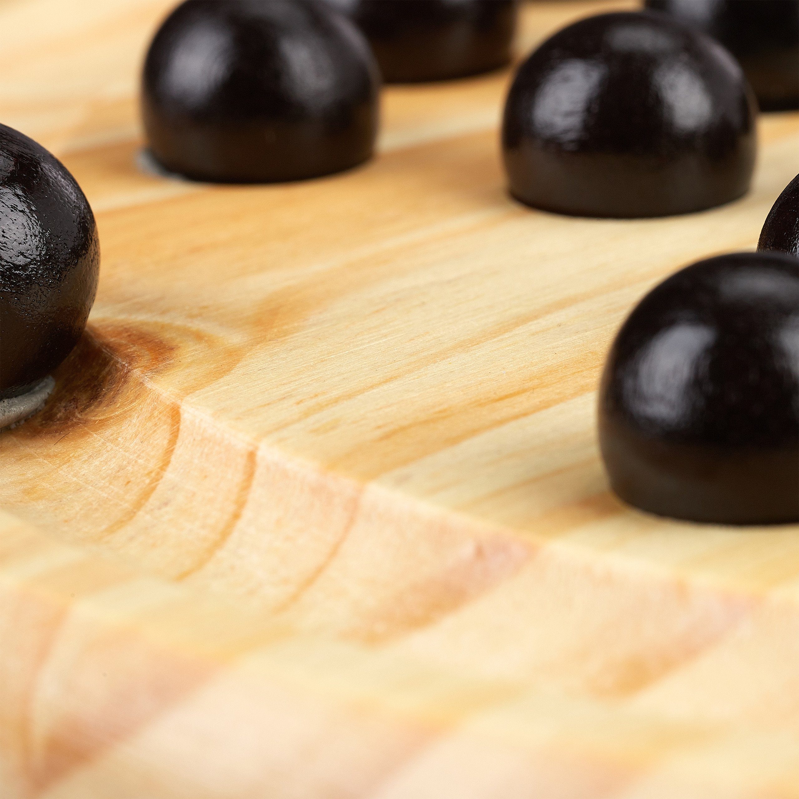 relaxdays Spiel Holz Solitaire Spiel