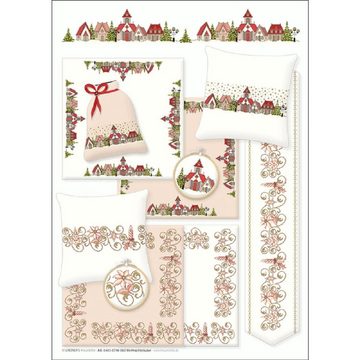 Lindner´s Kreuzstiche Kreativset Lindner´s Kreuzstiche Zählmuster Vorlage "Weihnachtszauber", 060, (embroidery kit)
