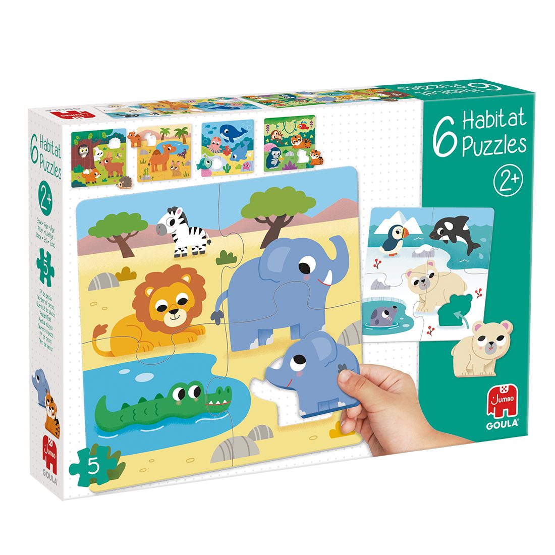 Goula Spiel Goula 6 Habitat Puzzle
