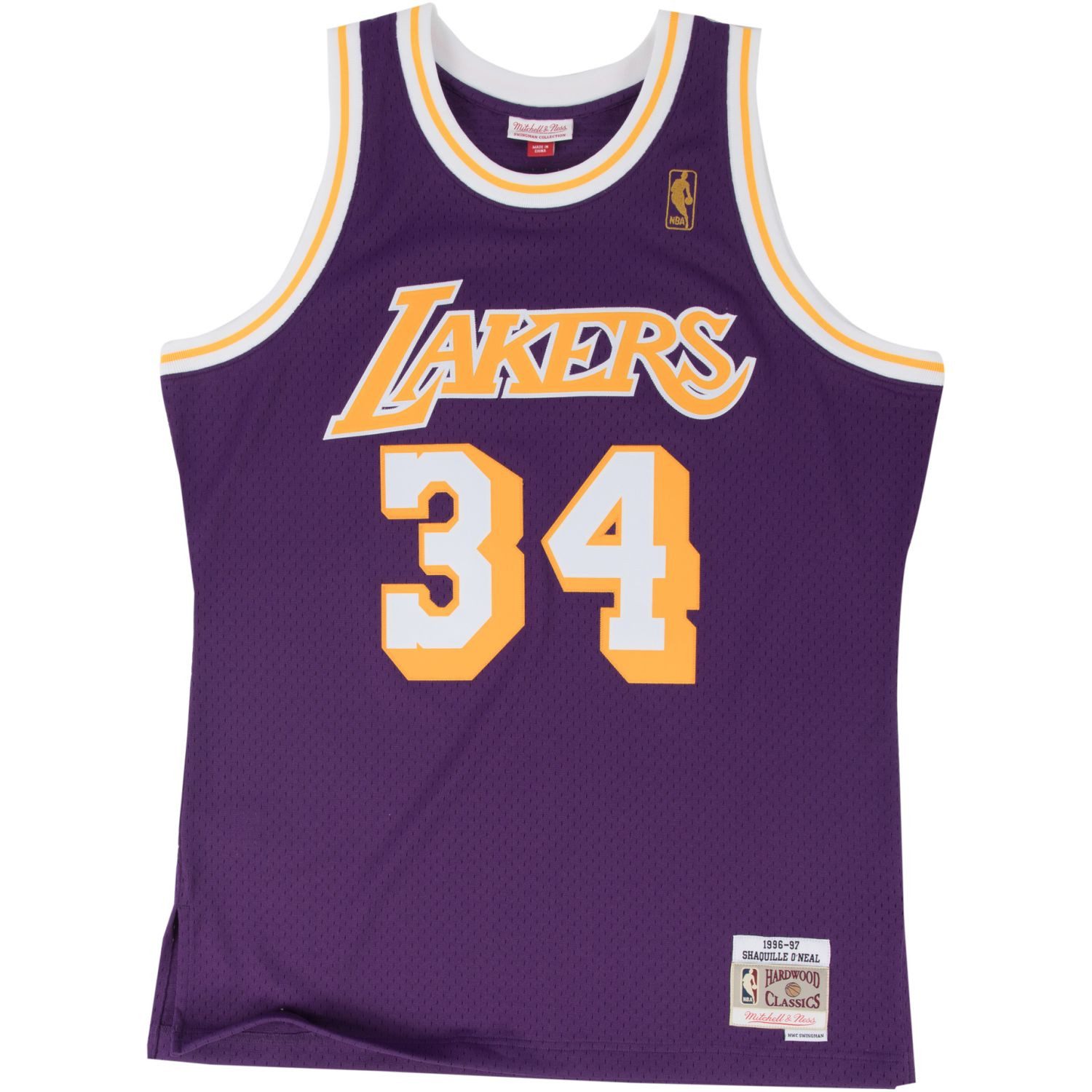 Mitchell & Ness Basketballtrikot Swingman Jersey LA Lakers 1996 Shaquille O'Neal