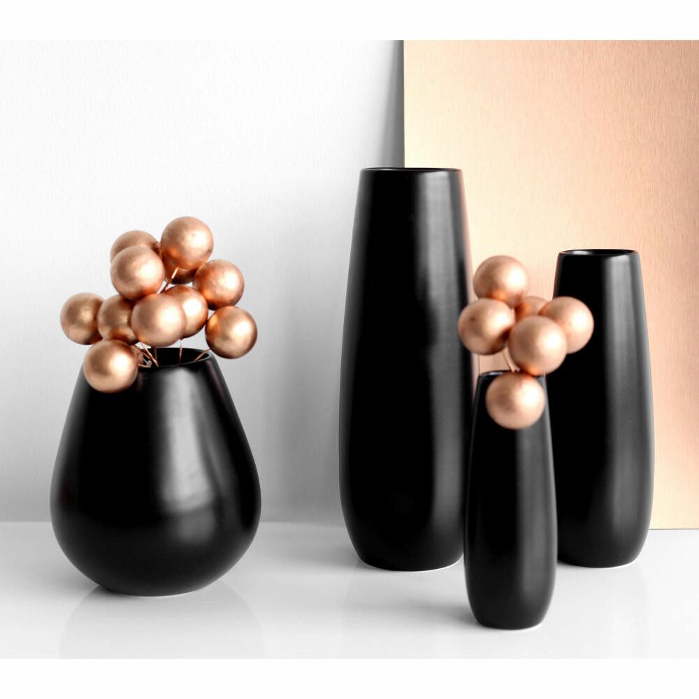 ASA SELECTION Dekovase ease Black Iron H 18 cm günstig online kaufen