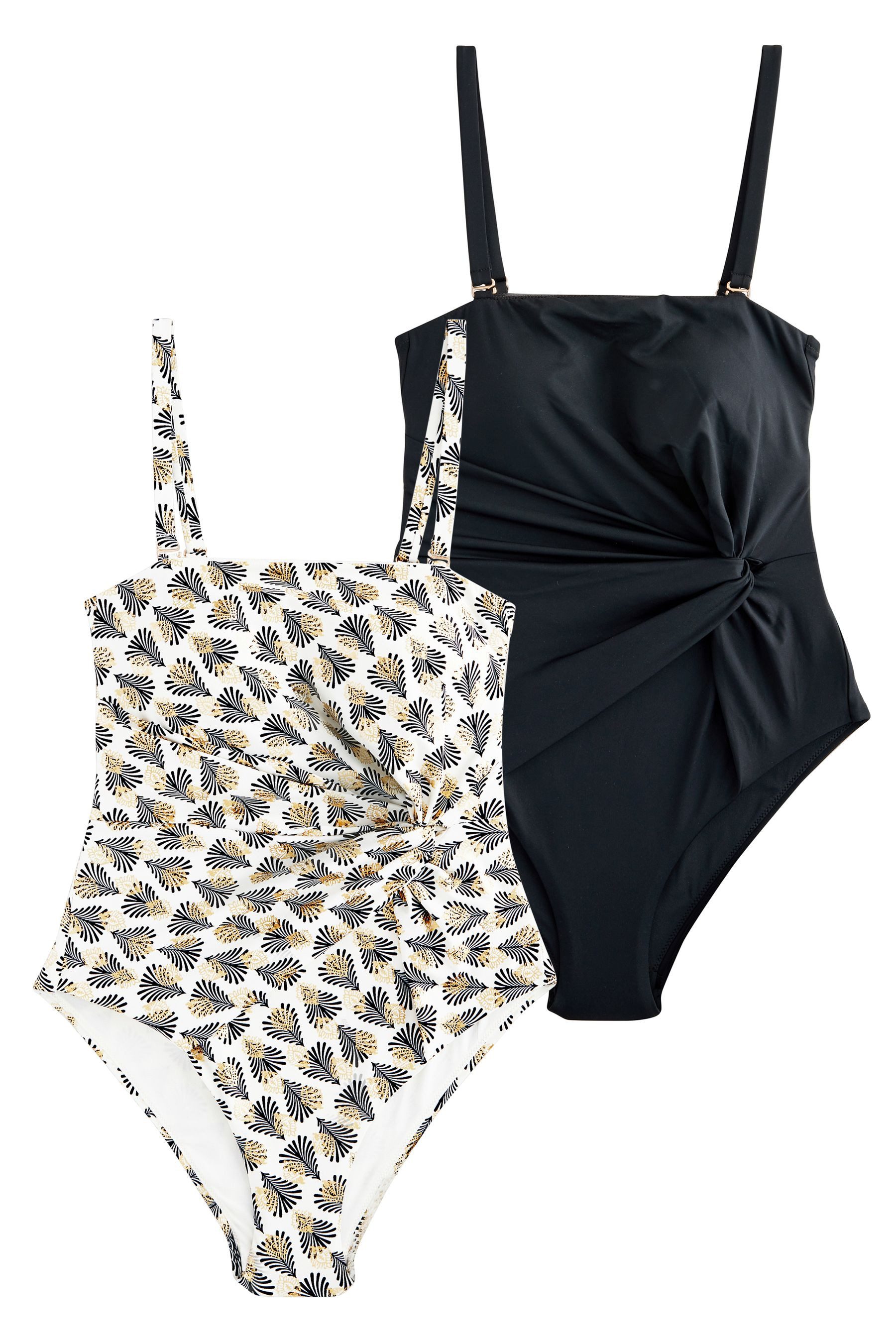 Next Badeanzug Shaping-Badeanzüge mit Bandeau, 2er-Pack (2-St) günstig online kaufen