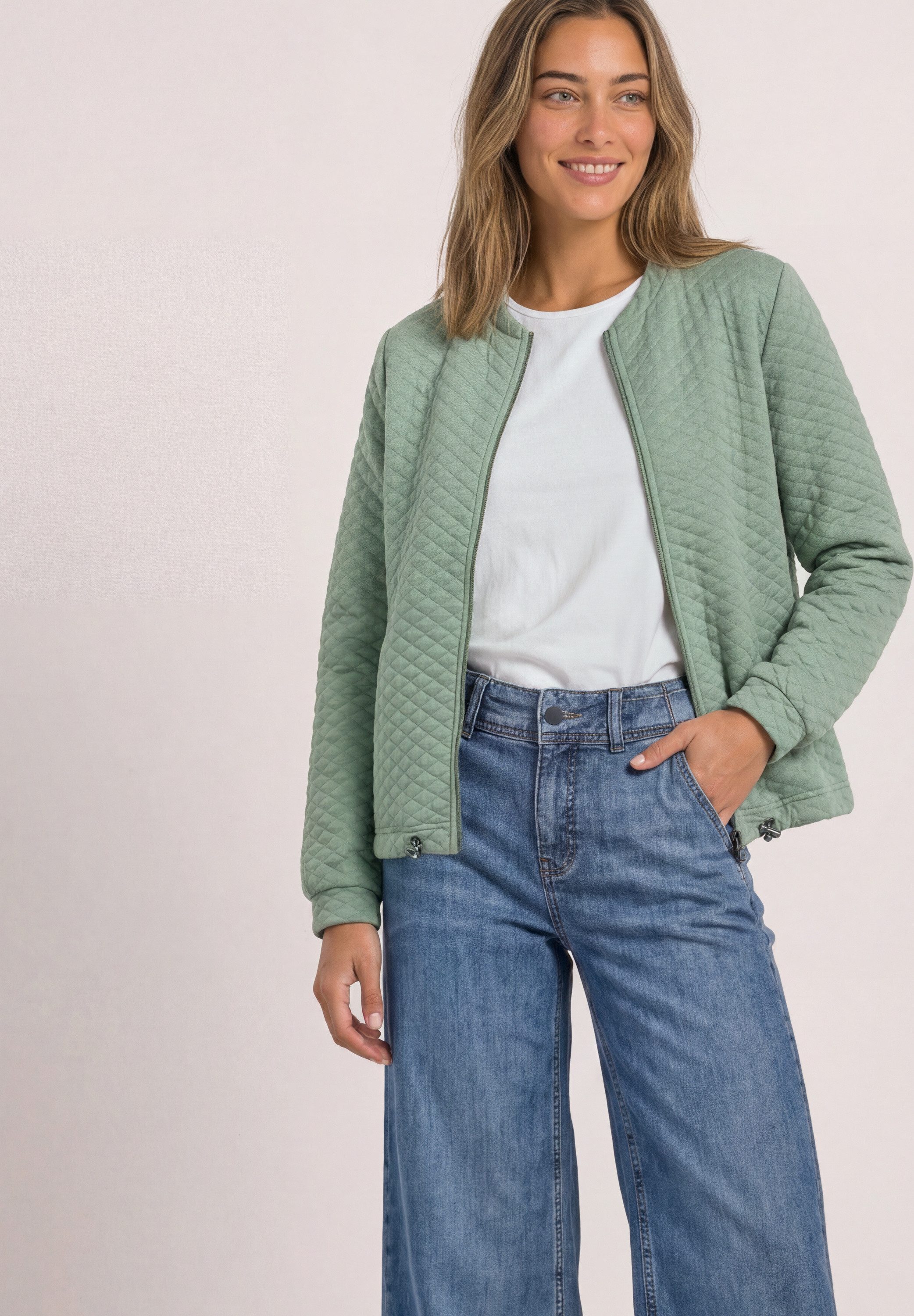 STREET ONE Cardigan mit Rundhalsausschnitt