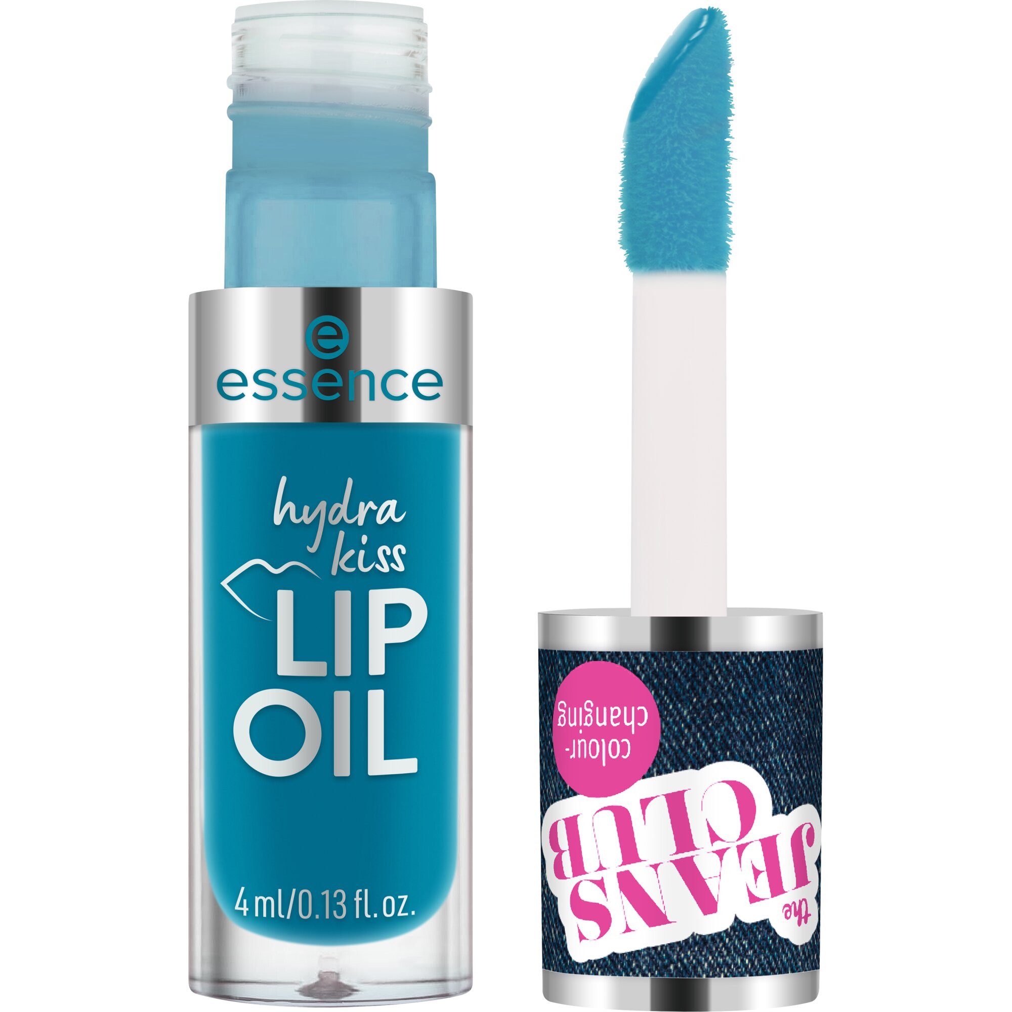 Essence Lipgloss the JEANS CLUB colour-changing hydra kiss lip oil, 4-tlg.