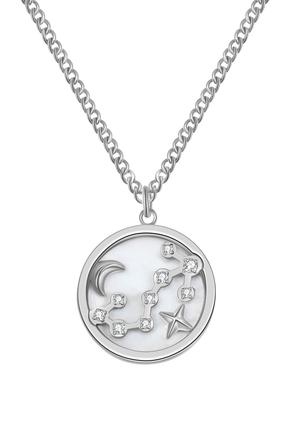 Hey Happiness Kette mit Anhänger Sternzeichen, Astro Plättchen, Horoskop Ke günstig online kaufen