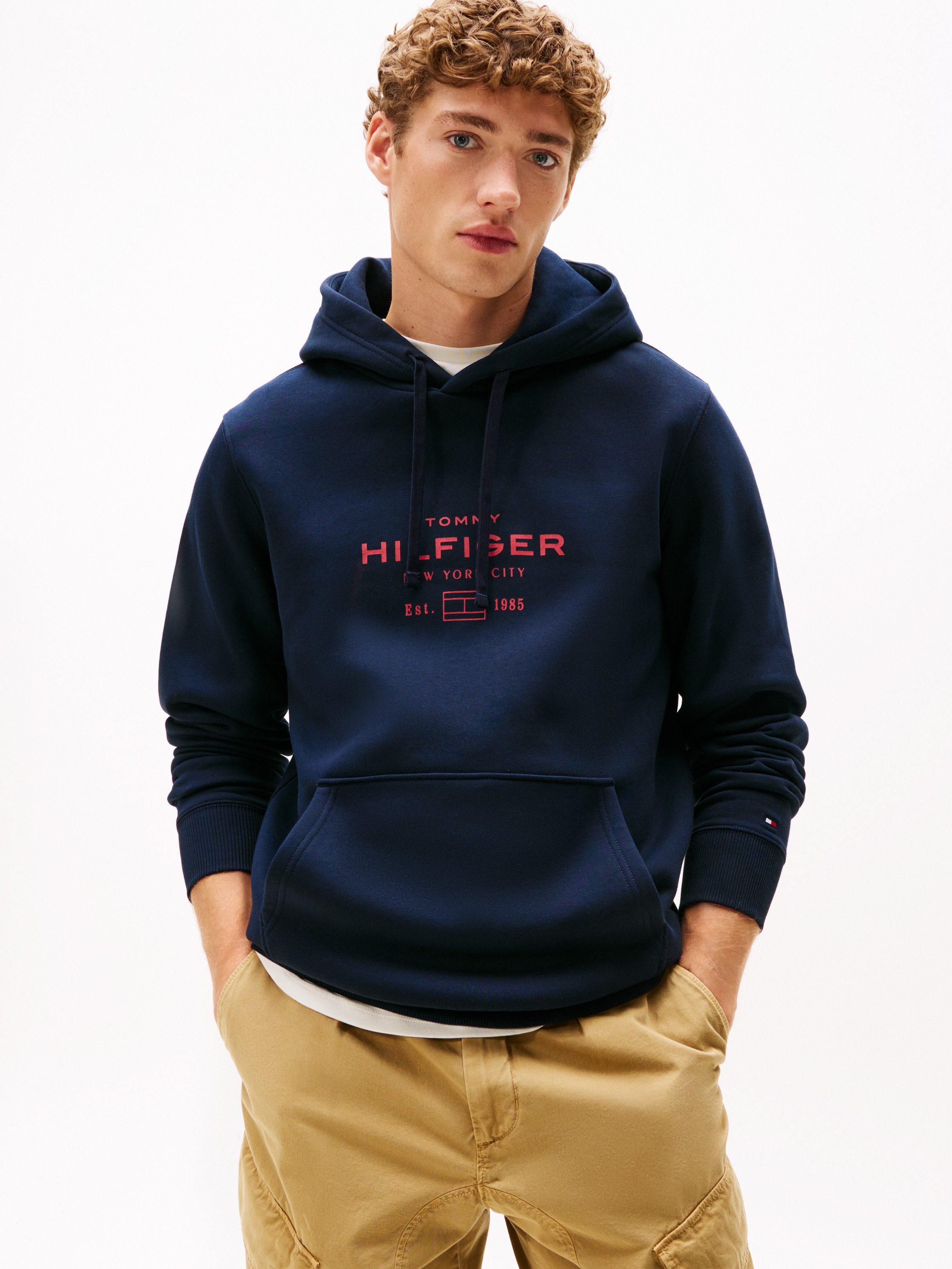 Tommy Hilfiger Kapuzensweatshirt OVAL GRAPHIC HOODIE Regular fit günstig online kaufen