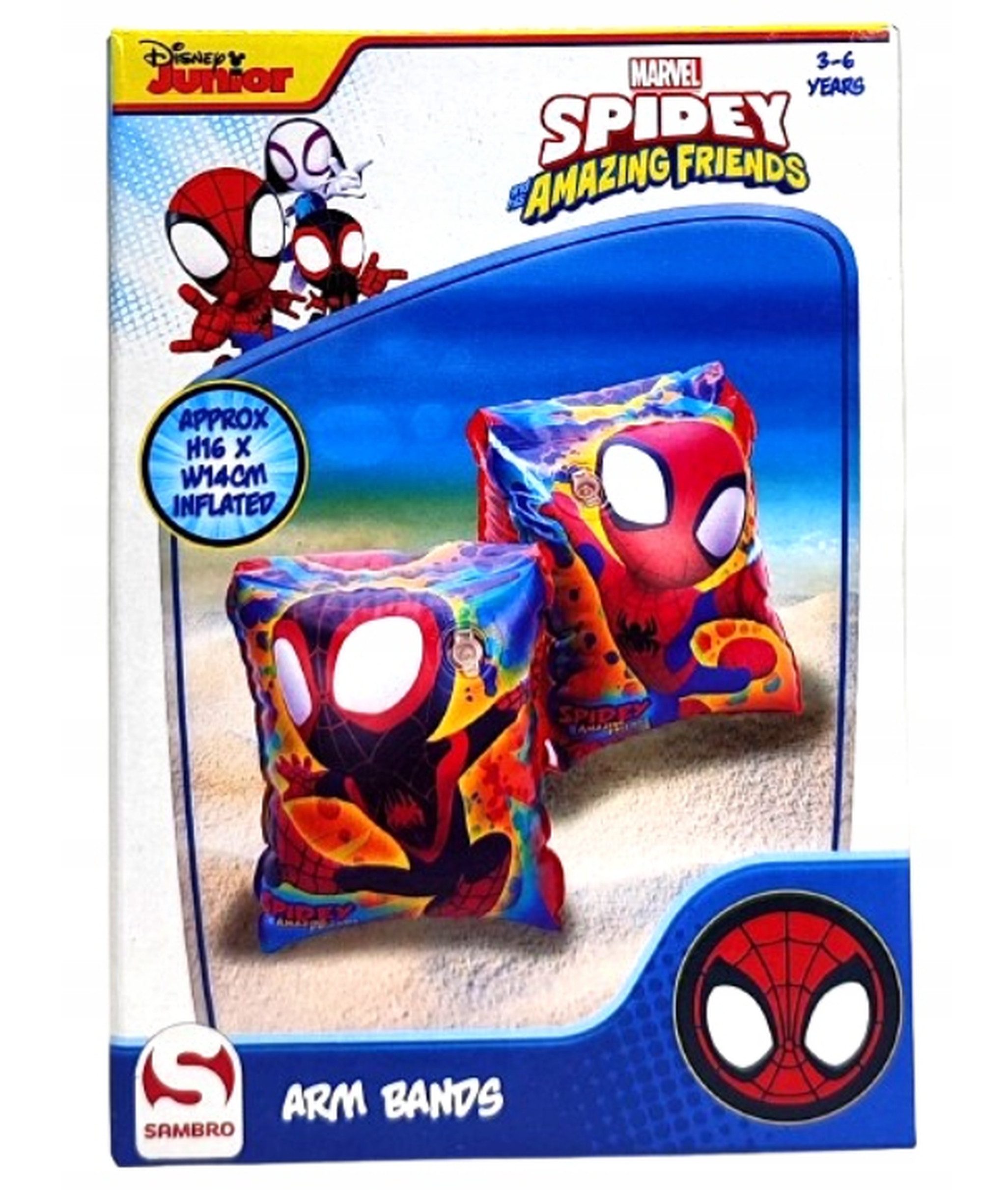 SAMBRO Schwimmhilfe SPIDEY UND SUPER BUDDIES SCHWIMMÄRMEL FREUNDE (2-tlg)