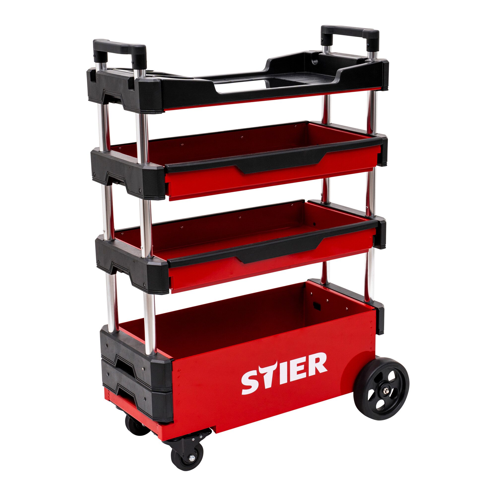 Stier Transportwagen STIER Montagewagen klappbar 80kg Tragkraft LxBxH 700x380x535 eingefahr