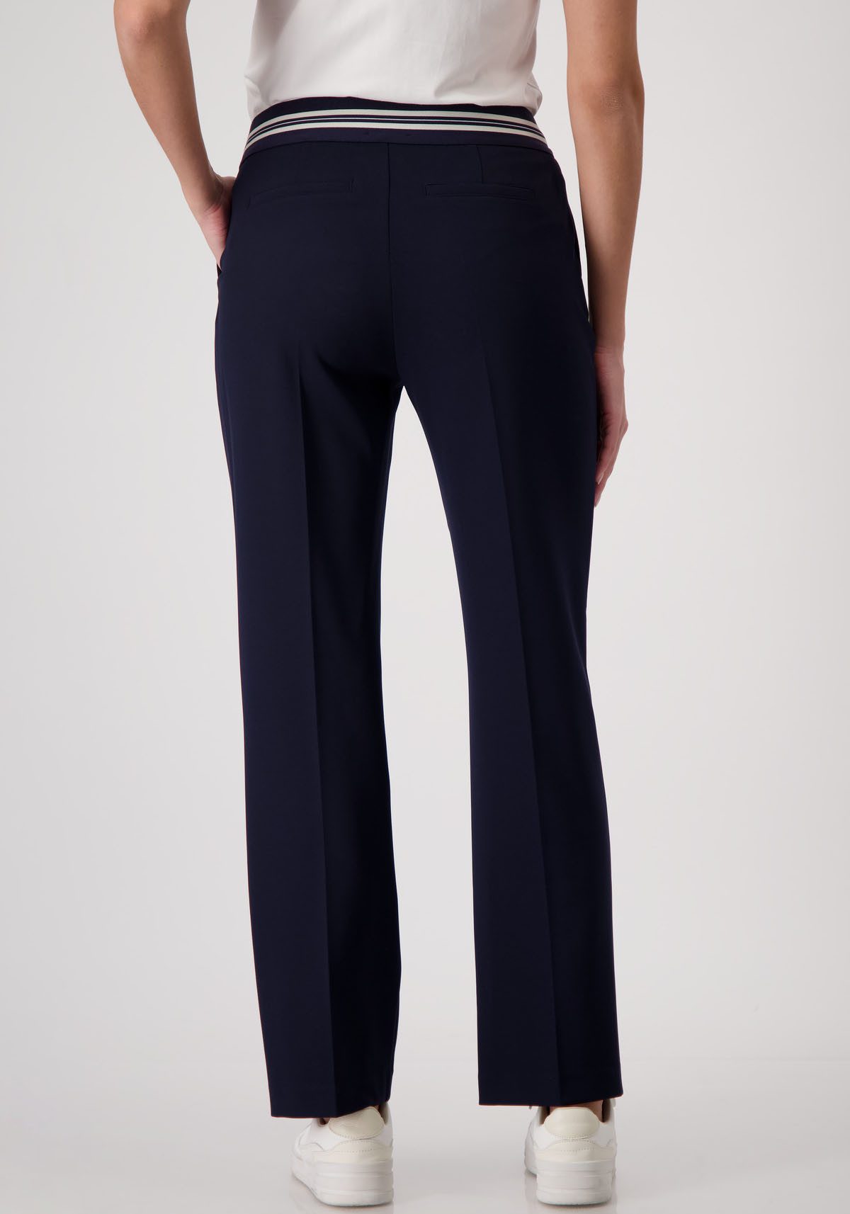 Monari Palazzohose mit Gummizugbund günstig online kaufen