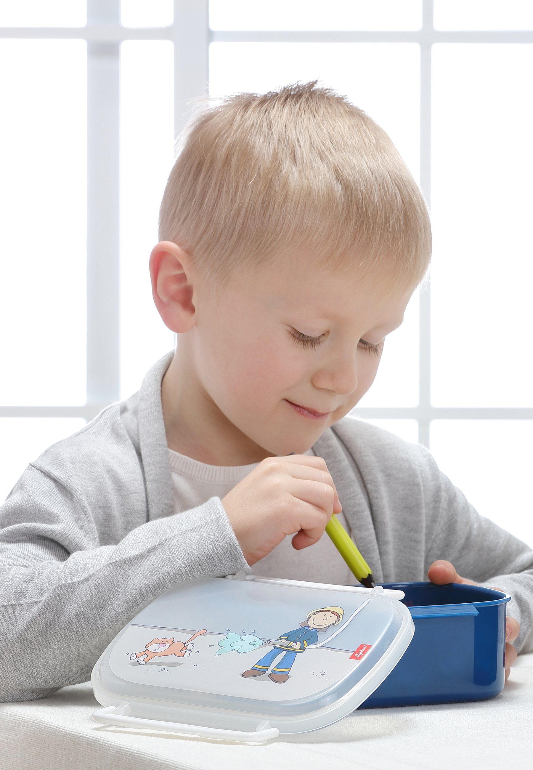 Sigikid Lunchbox Kinder Lunchbox Brotdose mit Rohkostschälchen, 100% Polypropylen, (1-tlg)