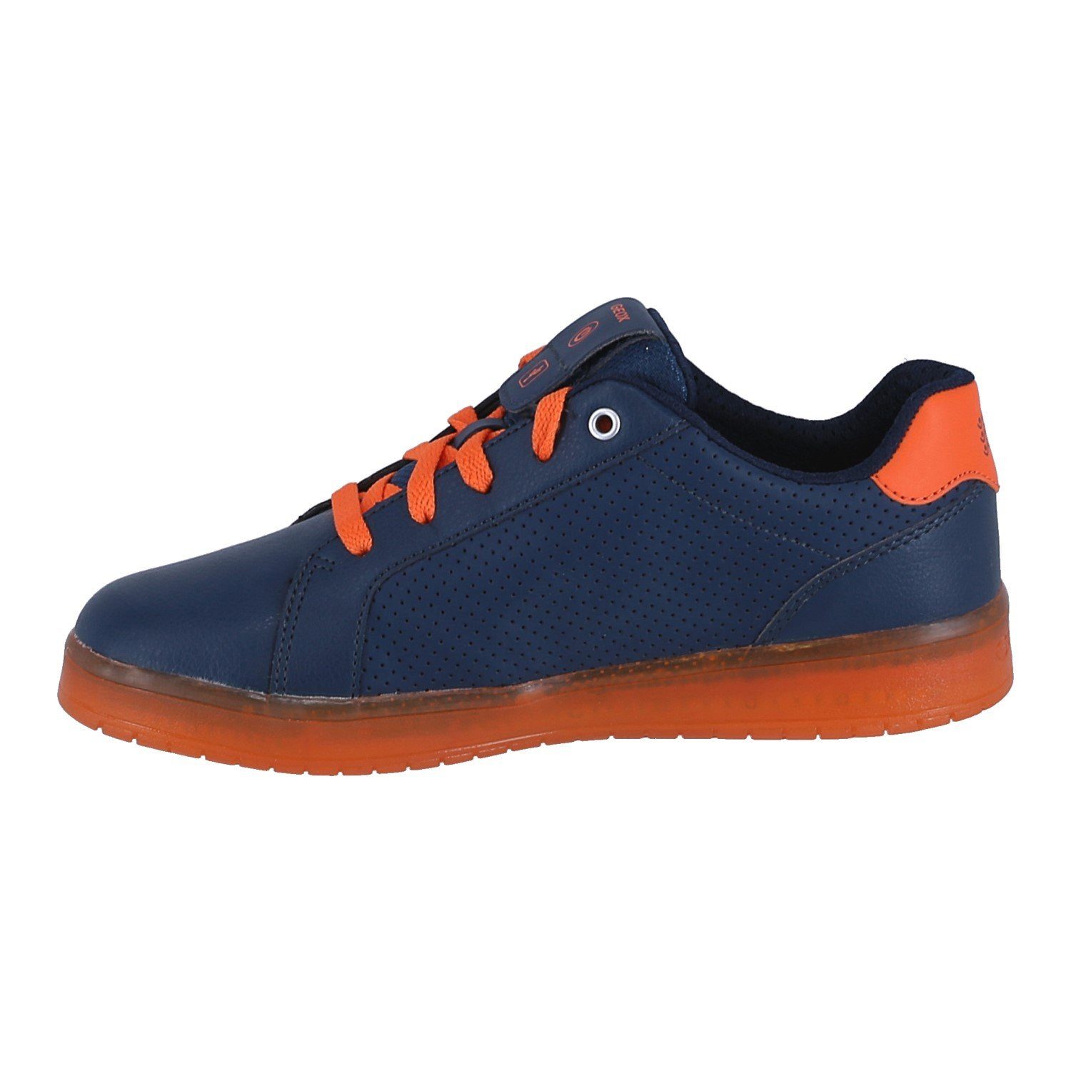 Geox Kommodor navyblau/orange Kinder Sneaker – Bild 5 von 5