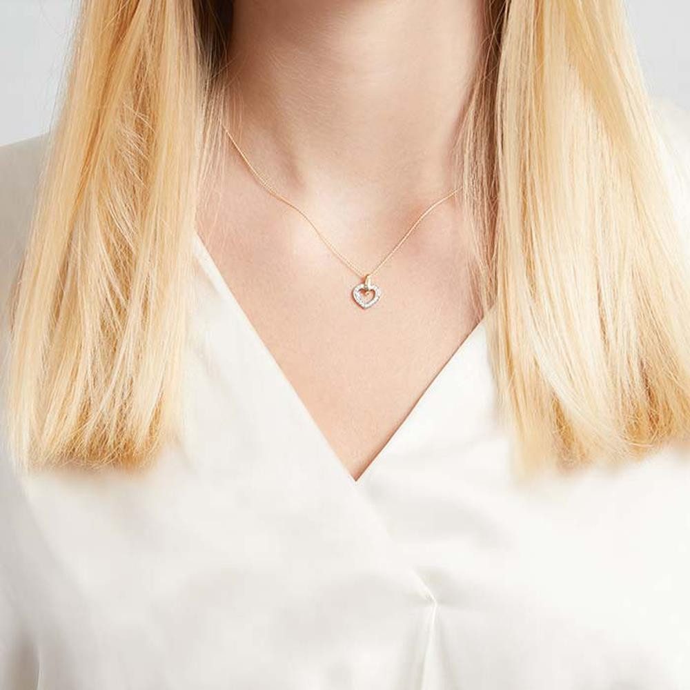 Unique Kettenanhänger Diamantanhänger ...