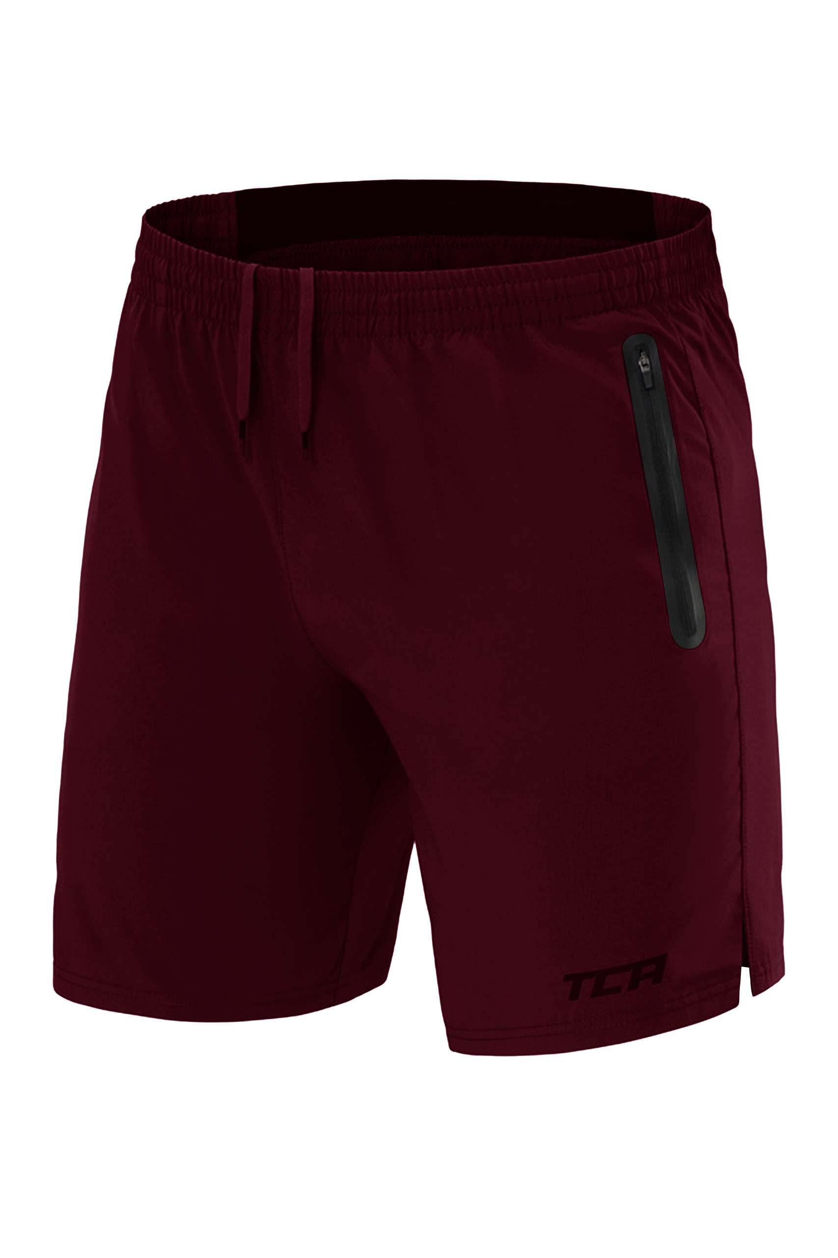 TCA Trainingsshorts TCA Herren Elite Tech Laufhose - Dunkelbraun (1-tlg)