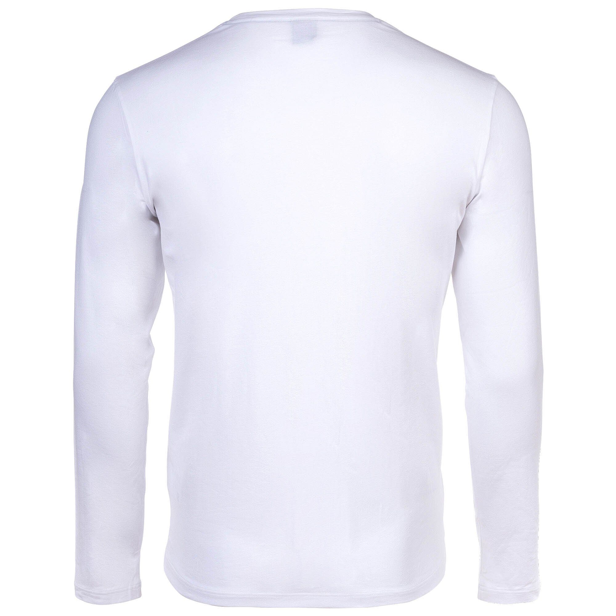 T-Shirt BOSS Langarmshirt Herren - LS-Shirt Mix&Match Weiß R