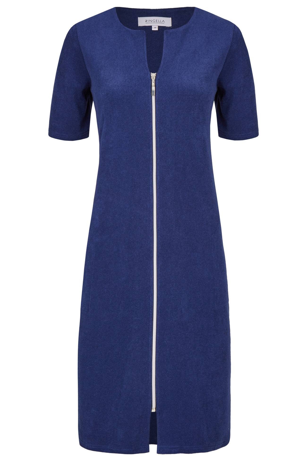 Ringella Sommerkleid Ringella Damen Frottee Kleid Strandkleid Hauskleid Gr. 54 (1-tlg) Frotteekleid fürs Haus oder Strand, Kurzarm