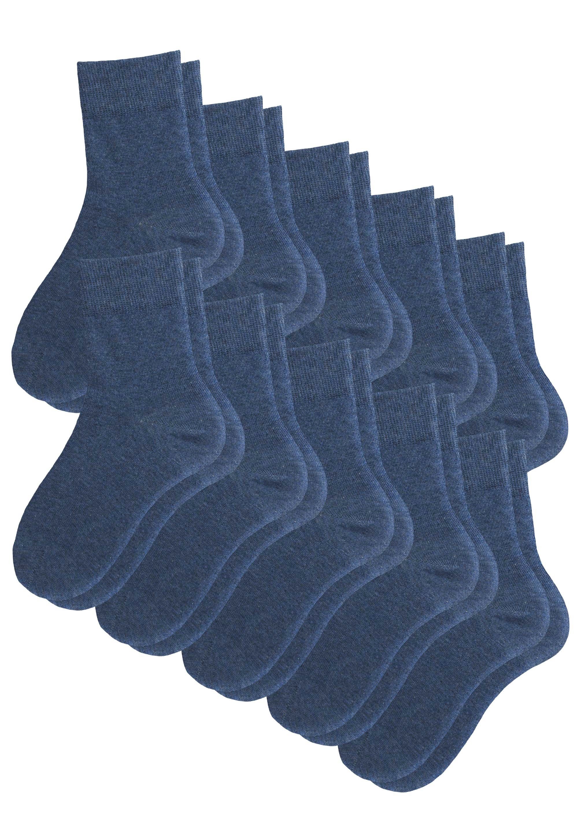 Rogo Socken (10-Paar) im 10er-Pack jeansblau