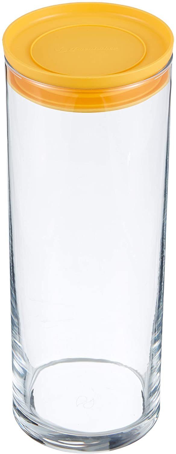 Pasabahce Vorratsdose 43756 Vorratsdosen Set aus Glas, Deckel mit Dichtung Aufbewahrungsbehälter, (2-tlg)