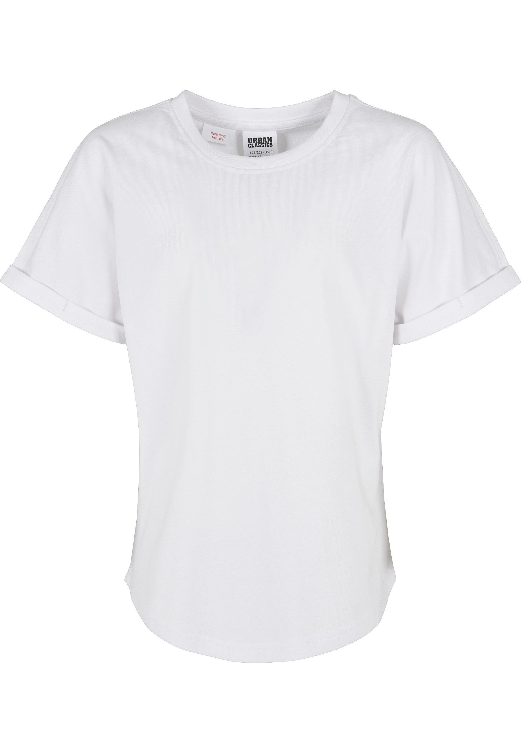 Longsleeve Urban Classics Herren Boys Long Shaped Turnup Tee
