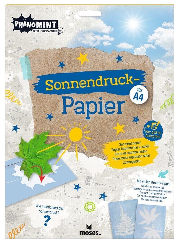 moses Lernspielzeug PhänoMINT Sonnendruck-Papier A4