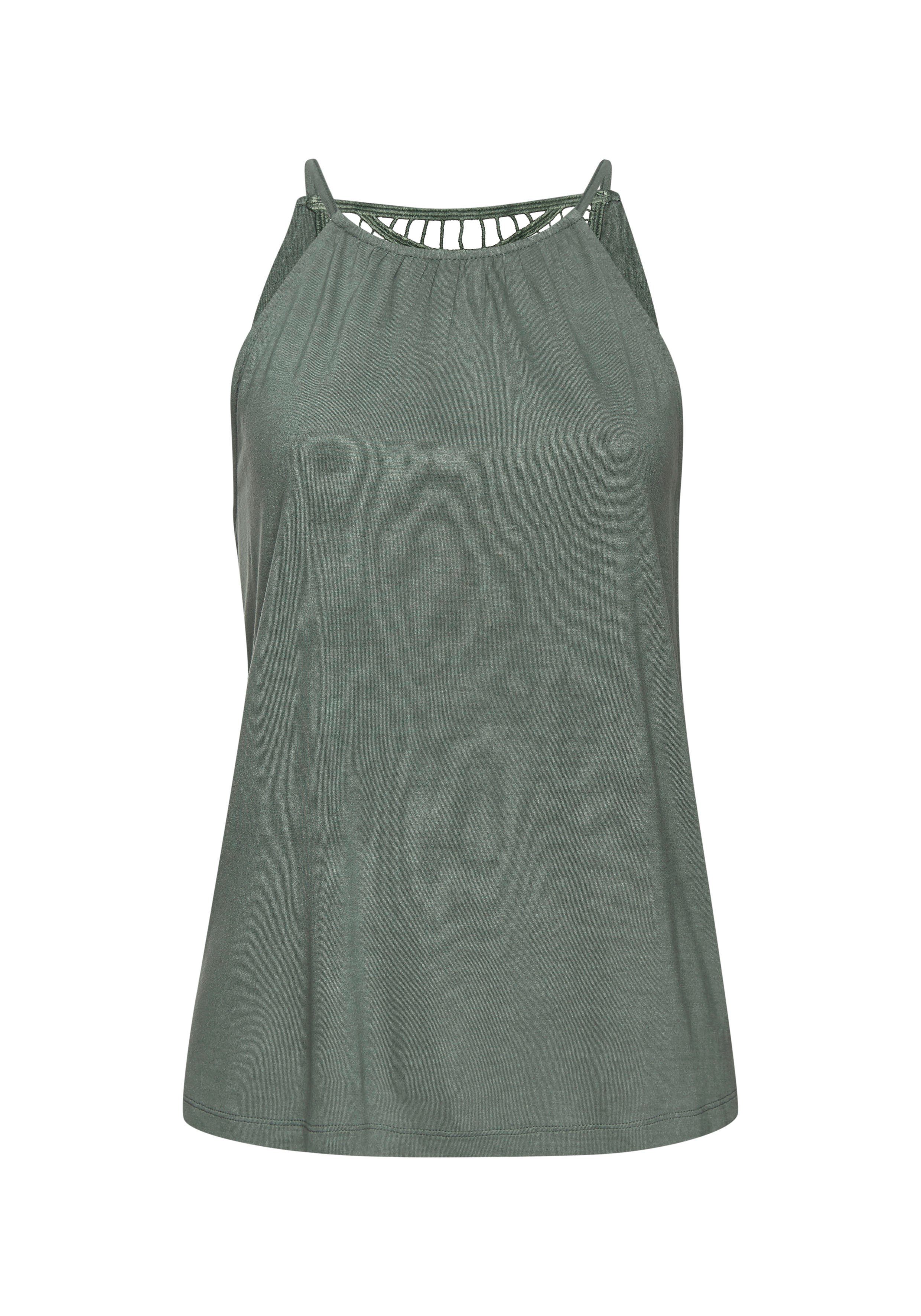 Vivance Trägertop mit Spitzeneinsatz am Rücken, luftiges Sommertop aus Jersey. € 24,99