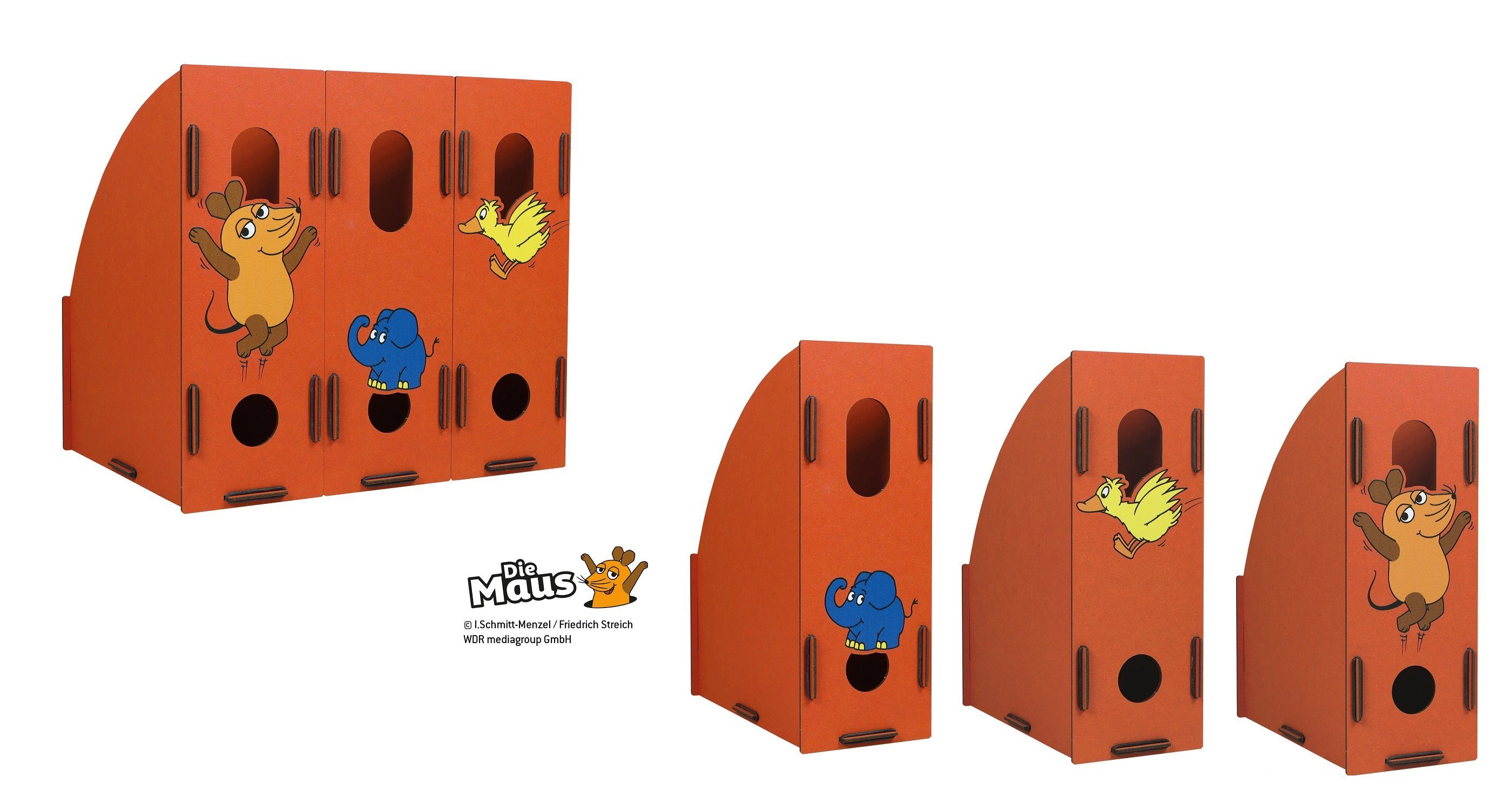 WERKHAUS® Organizer Werkhaus Organizer 3er Set Steh-Sammler Die Maus PP9830