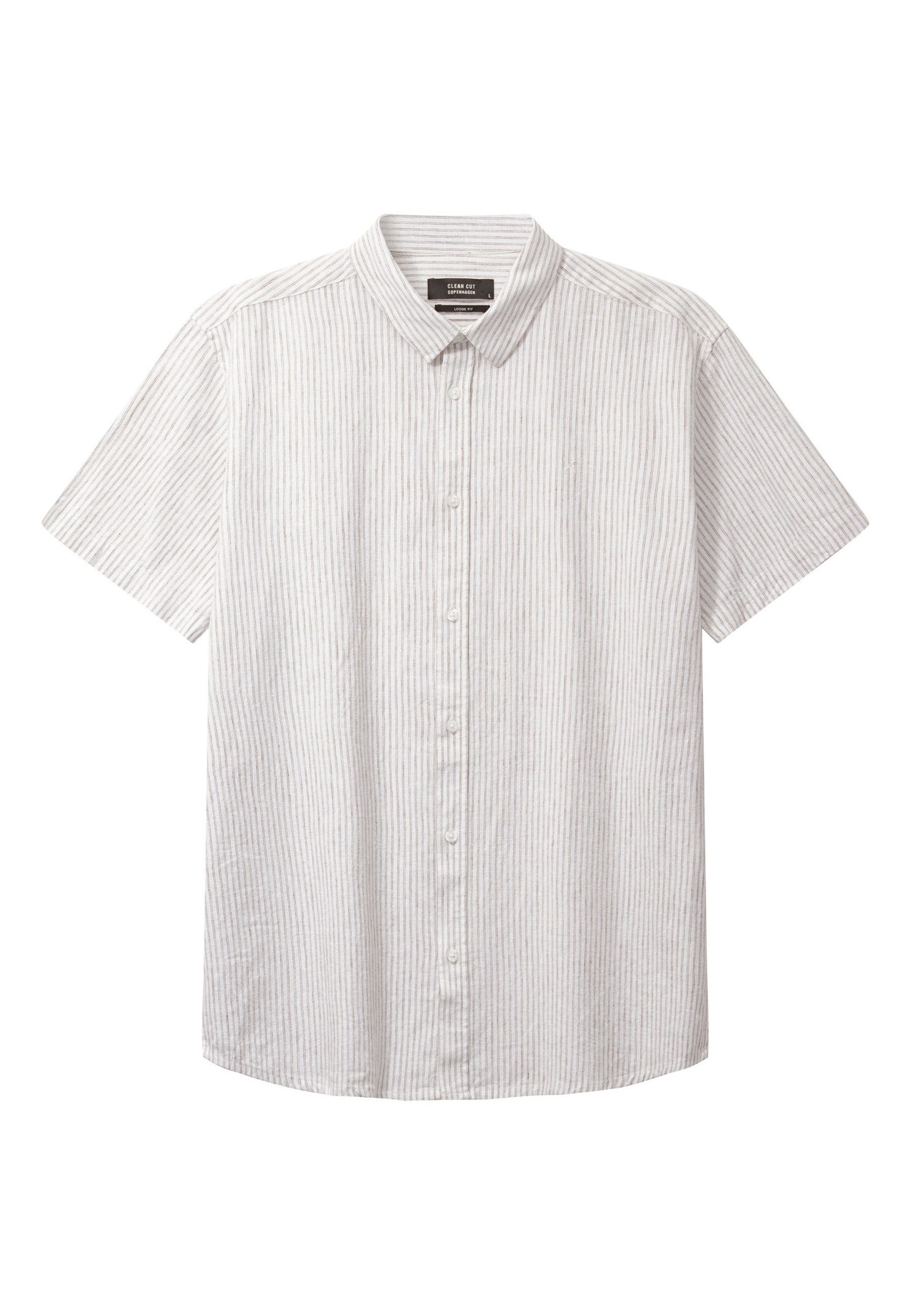 Clean Cut Copenhagen Langarmhemd Clean Cut Copenhagen Luca Striped S/S Shirt (1-tlg)