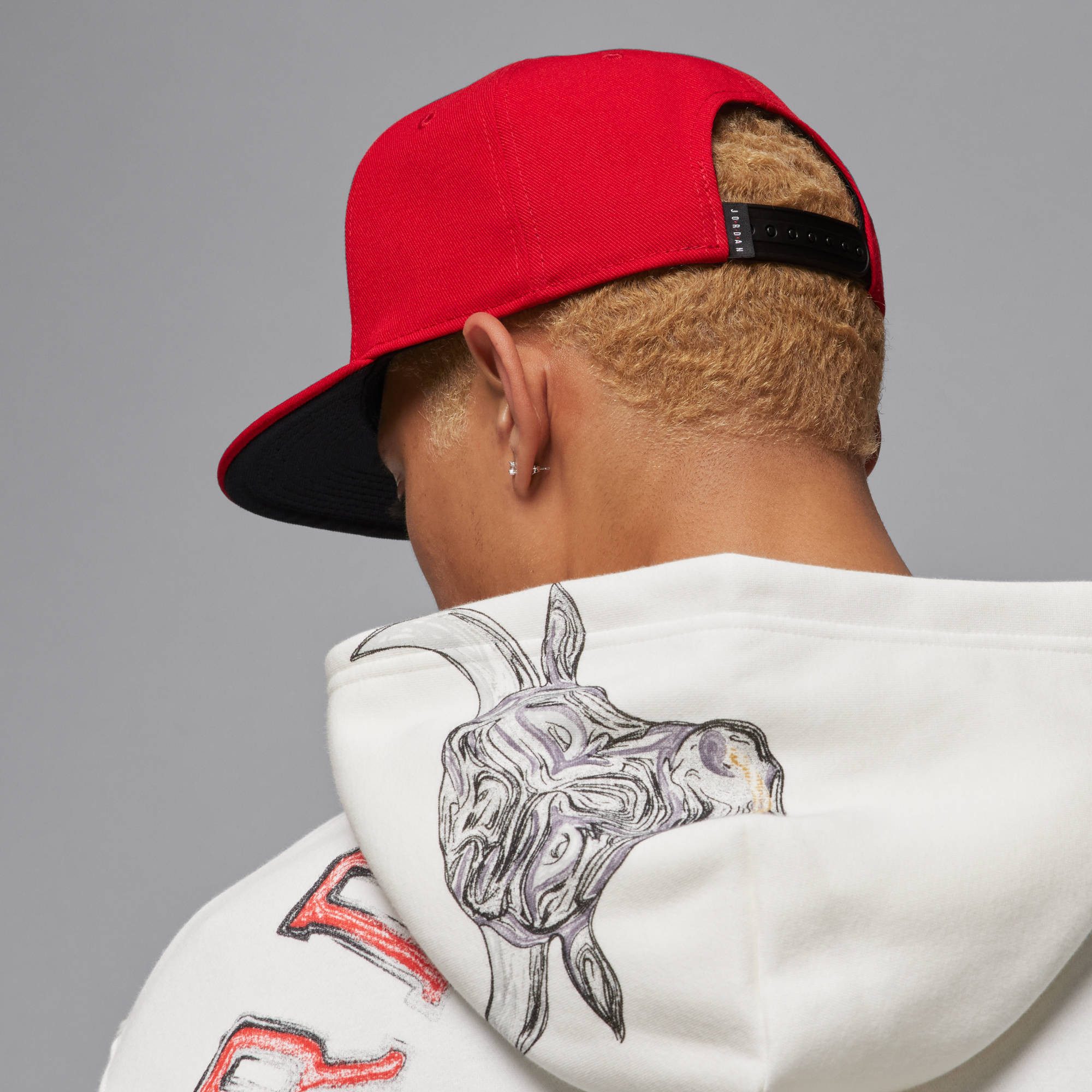 Jordan Baseball Cap U J PRO CAP S FB JUMPMAN flacher Schirm, mit integriertem Schweißband, aus Polyester