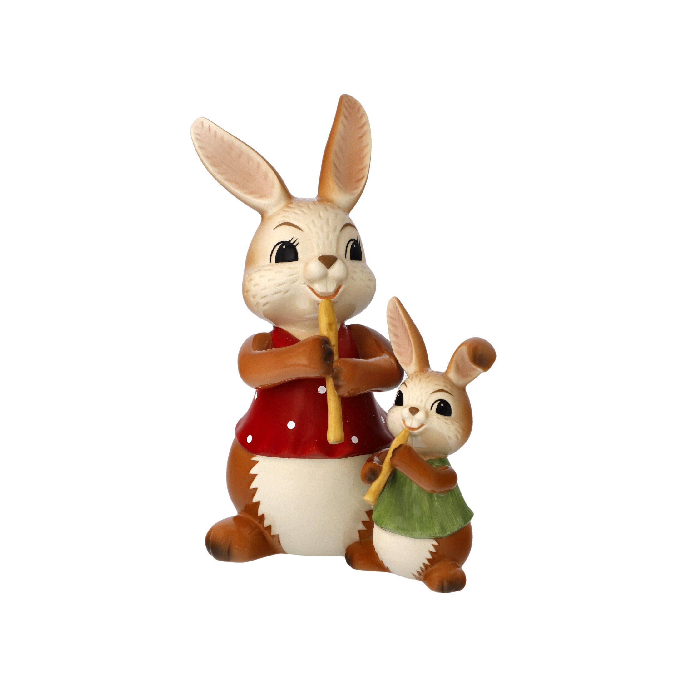 Goebel Dekofigur Goebel Osterhasen Hasen - Flötenduo - Figur