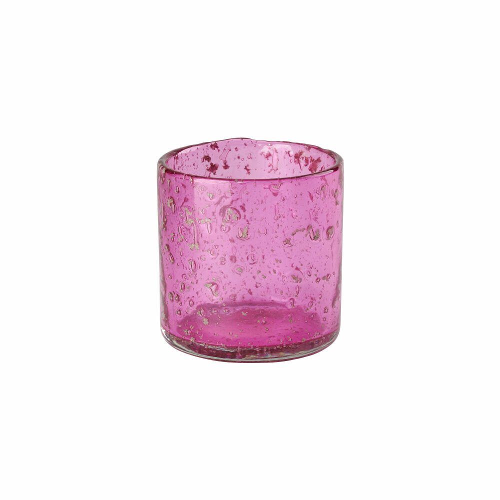 Giftcompany Windlicht Melange Pink H 9.5 cm