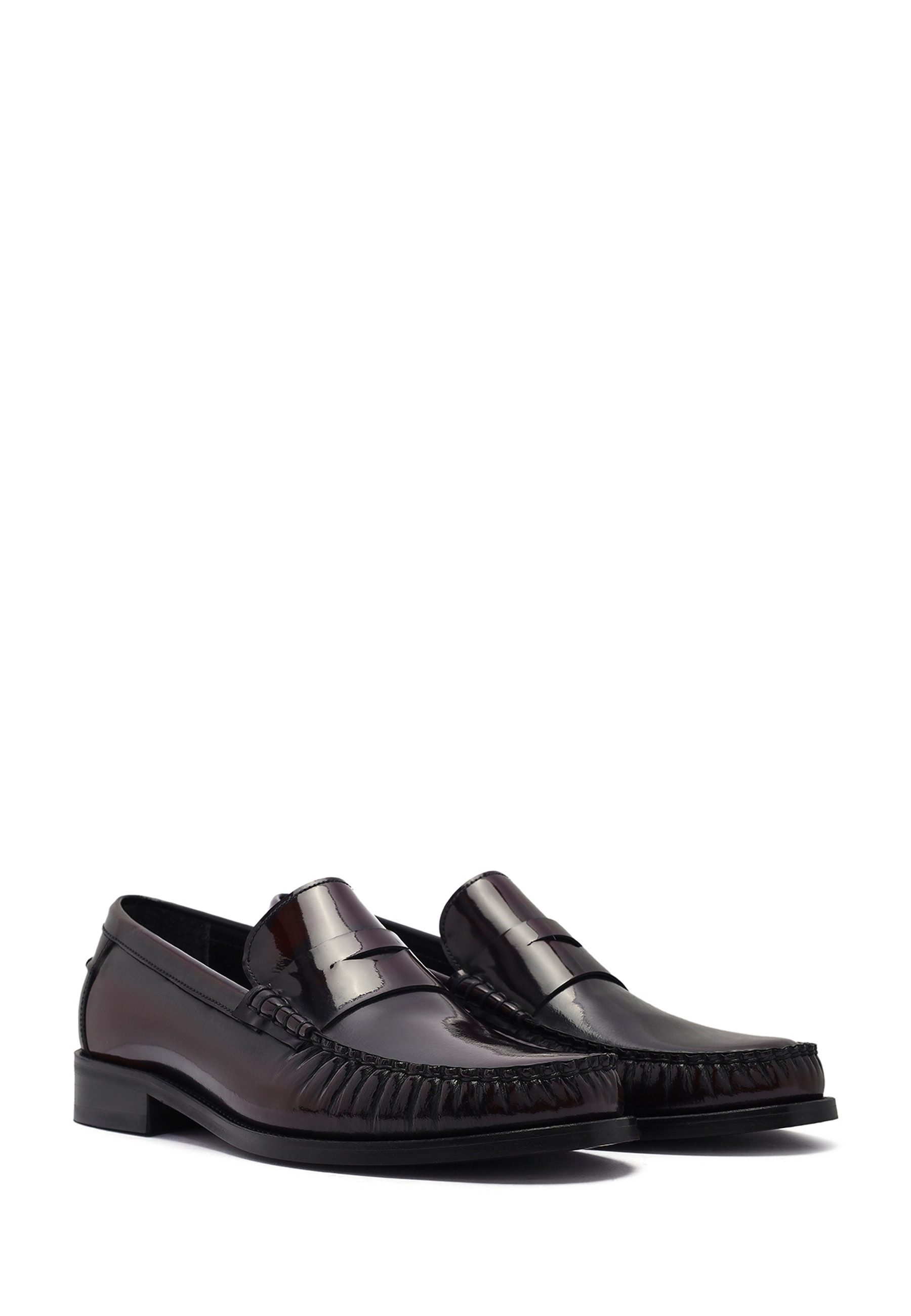 Derimod Klassische Loafer aus Leder Loafer Echtleder, Lederfutter, Slip-On Design, Zeitloser Stil