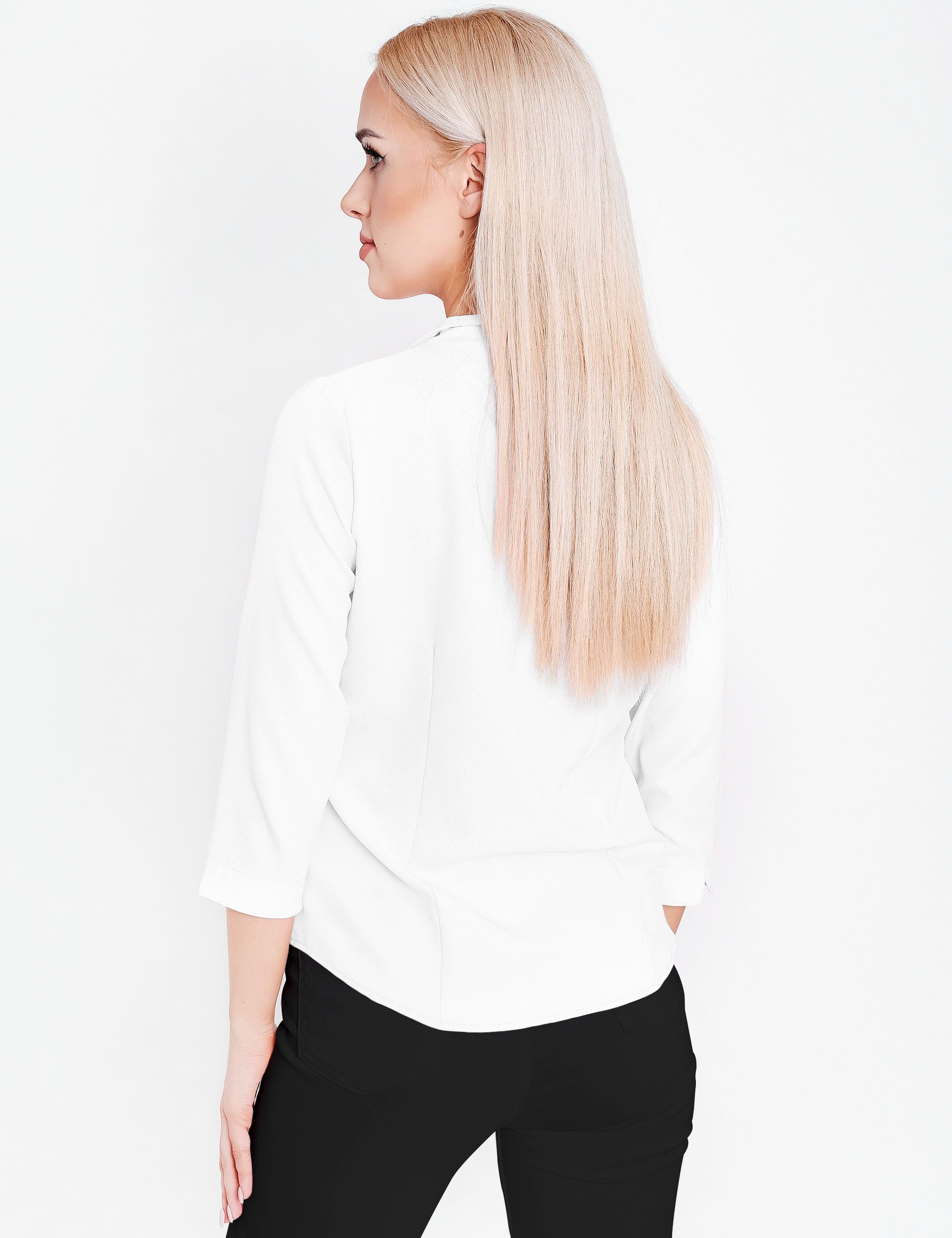 HEVENTON Klassische Bluse 3/4-Ärmel, Business-Bluse mit günstig online kaufen