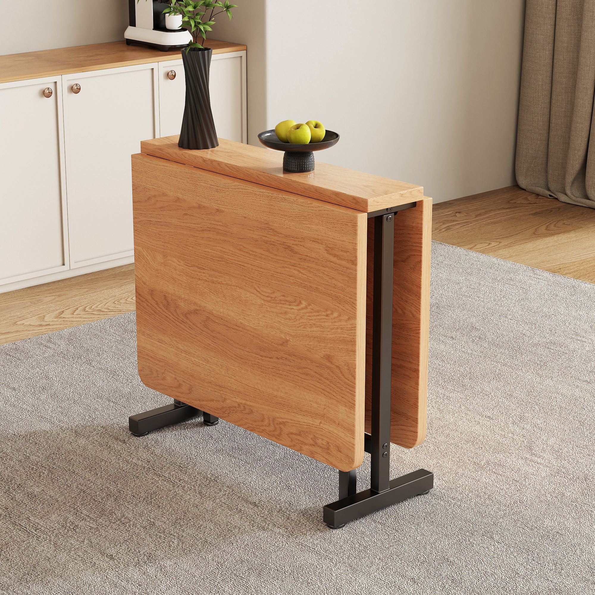 Flieks Esstisch (1-St., faltbar Tischpaltte 15-120cm), klappbar Küchentisch günstig online kaufen