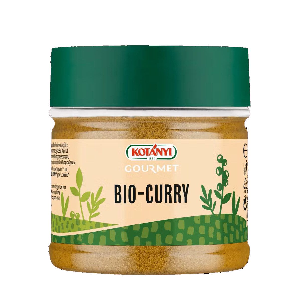 KOTANYI Gewürz, Kotanyi Bio Curry pikant würzig Gourmet erlesener Geschmack 151g