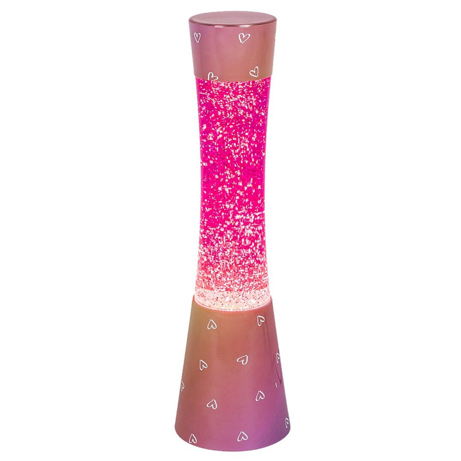 Rabalux Lavalampe, Minka Lavalampe 20W 39,5 cm Herzchen Rosa