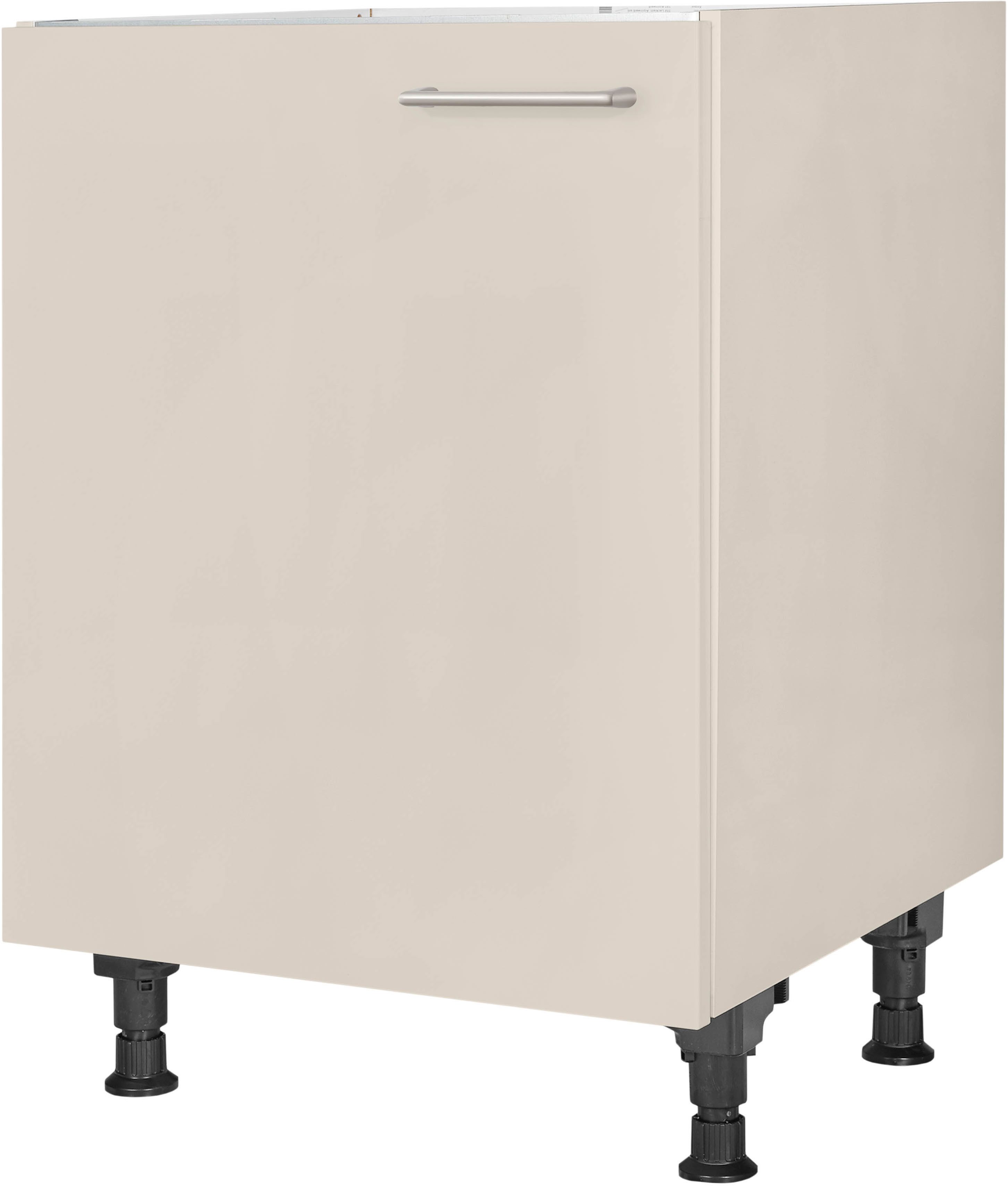 nobilia® Spülenschrank "Laser", Ausrichtung wählbar, vormontiert, in den Breiten 45 und 60 cm, mit höhenverstellbaren Sockelfüßen