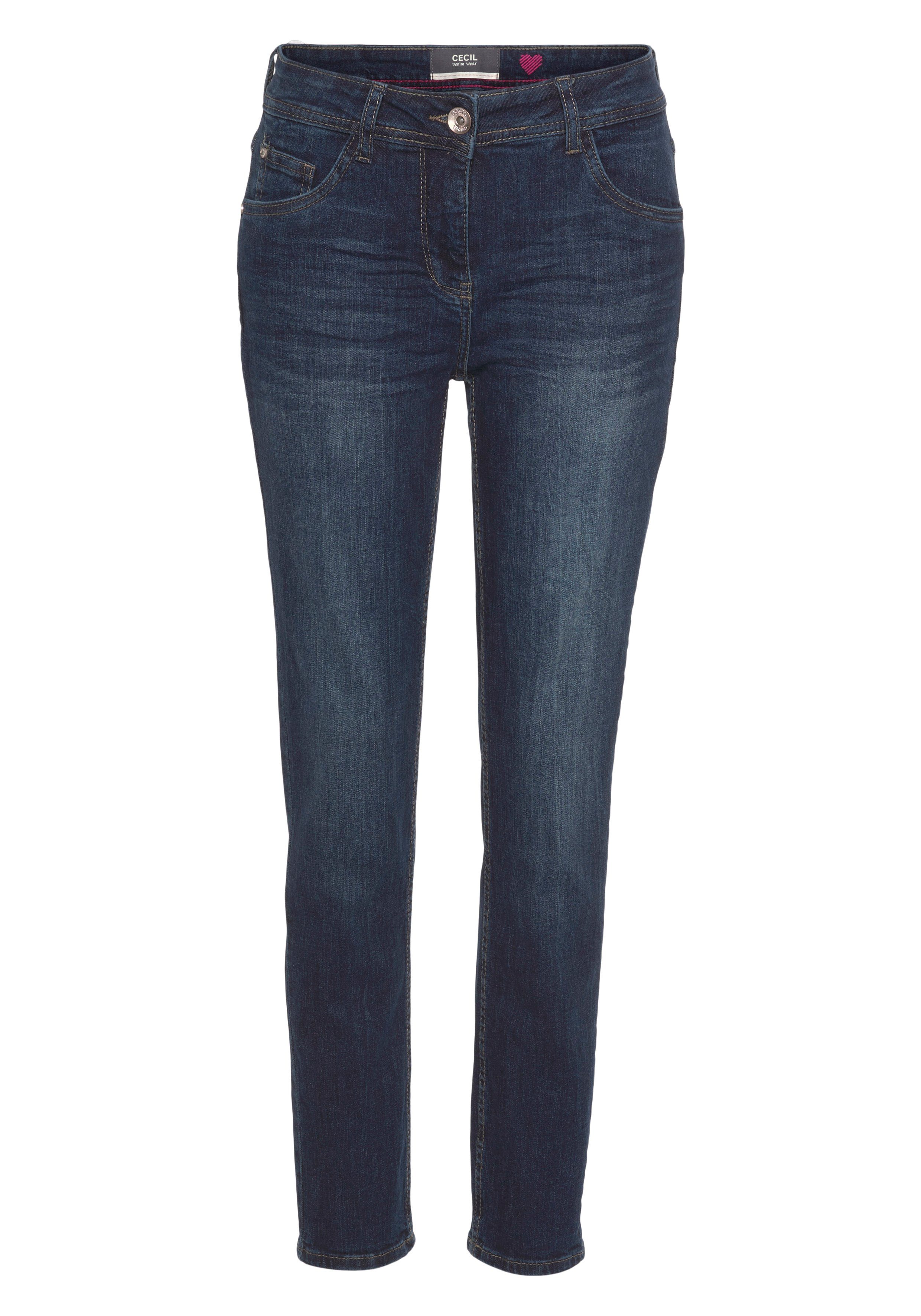 Cecil Slim-fit-Jeans »Style Toronto«, femininer Look