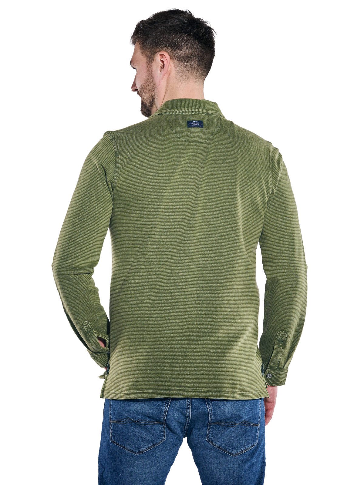 Engbers Langarm-Poloshirt Langarm-Shirt mit Polo-Kragen günstig online kaufen
